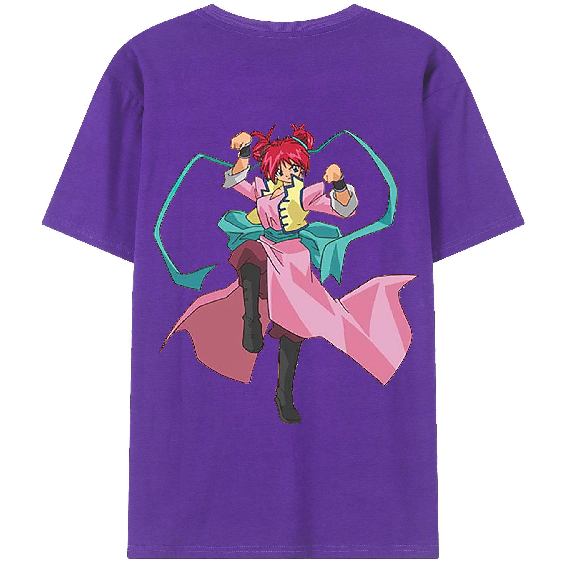 （画像用） 遊☆戯☆王 Yu-Gi-Oh! 綿100％ メンズ半袖Tシャツ（バックプリント） 通気性