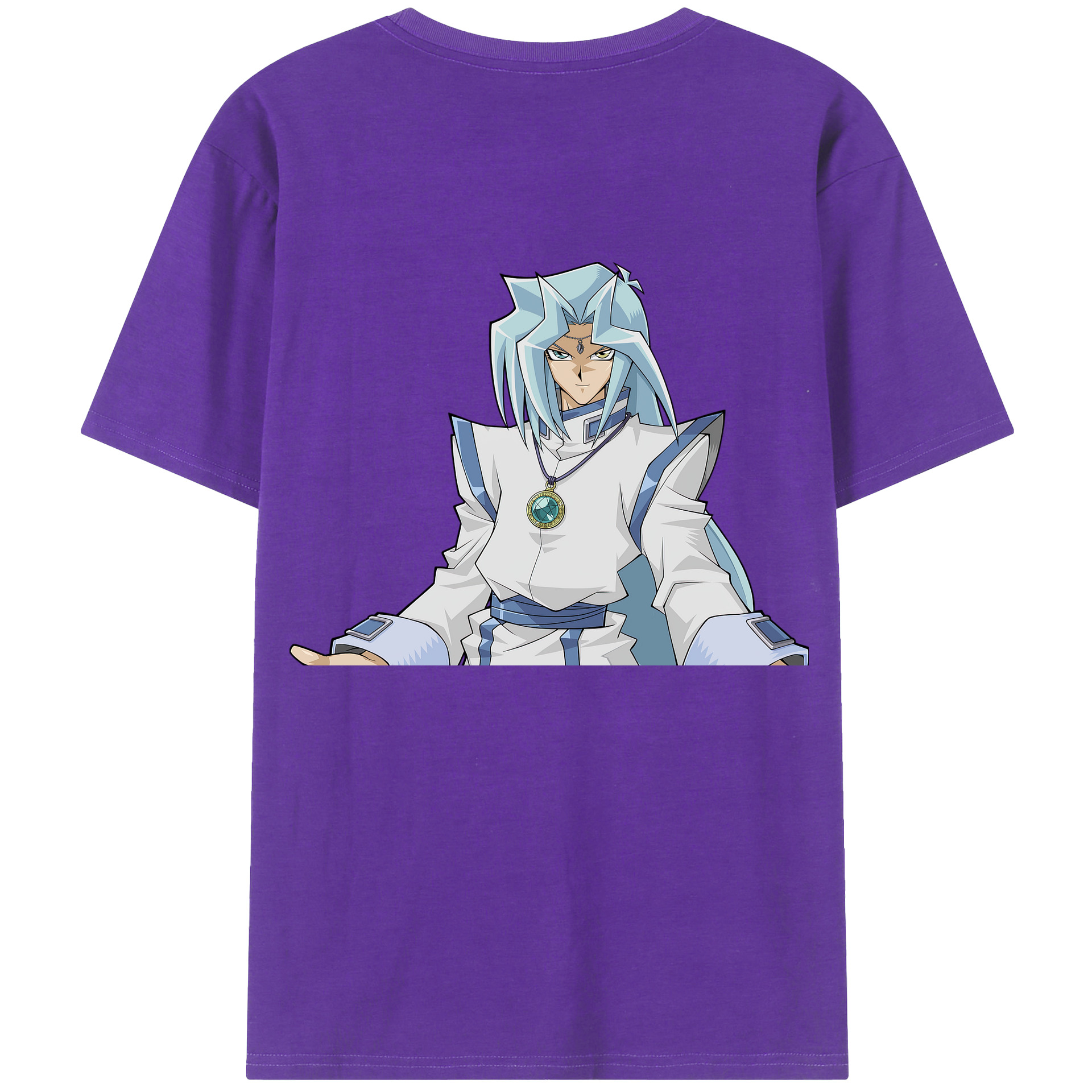 （画像用） 遊☆戯☆王 Yu-Gi-Oh! 綿100％ メンズ半袖Tシャツ（バックプリント） 通気性