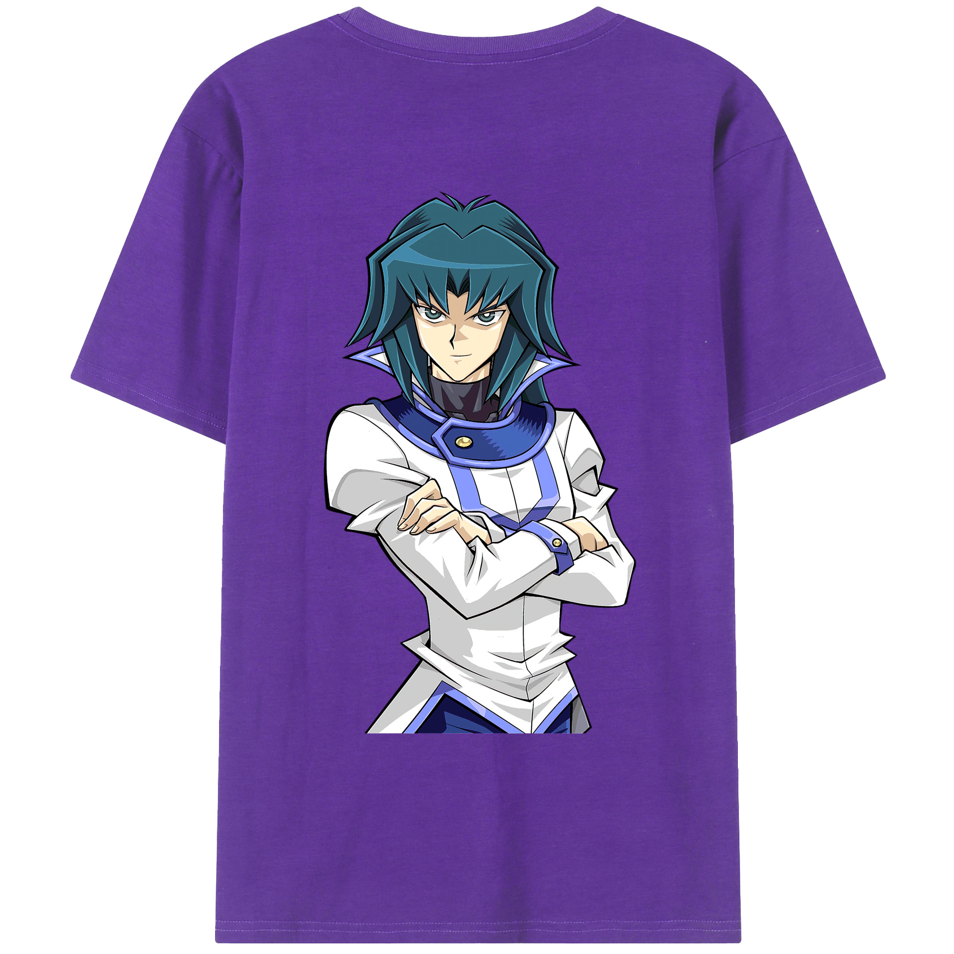 （画像用） 遊☆戯☆王 Yu-Gi-Oh! 綿100％ メンズ半袖Tシャツ（バックプリント） 通気性