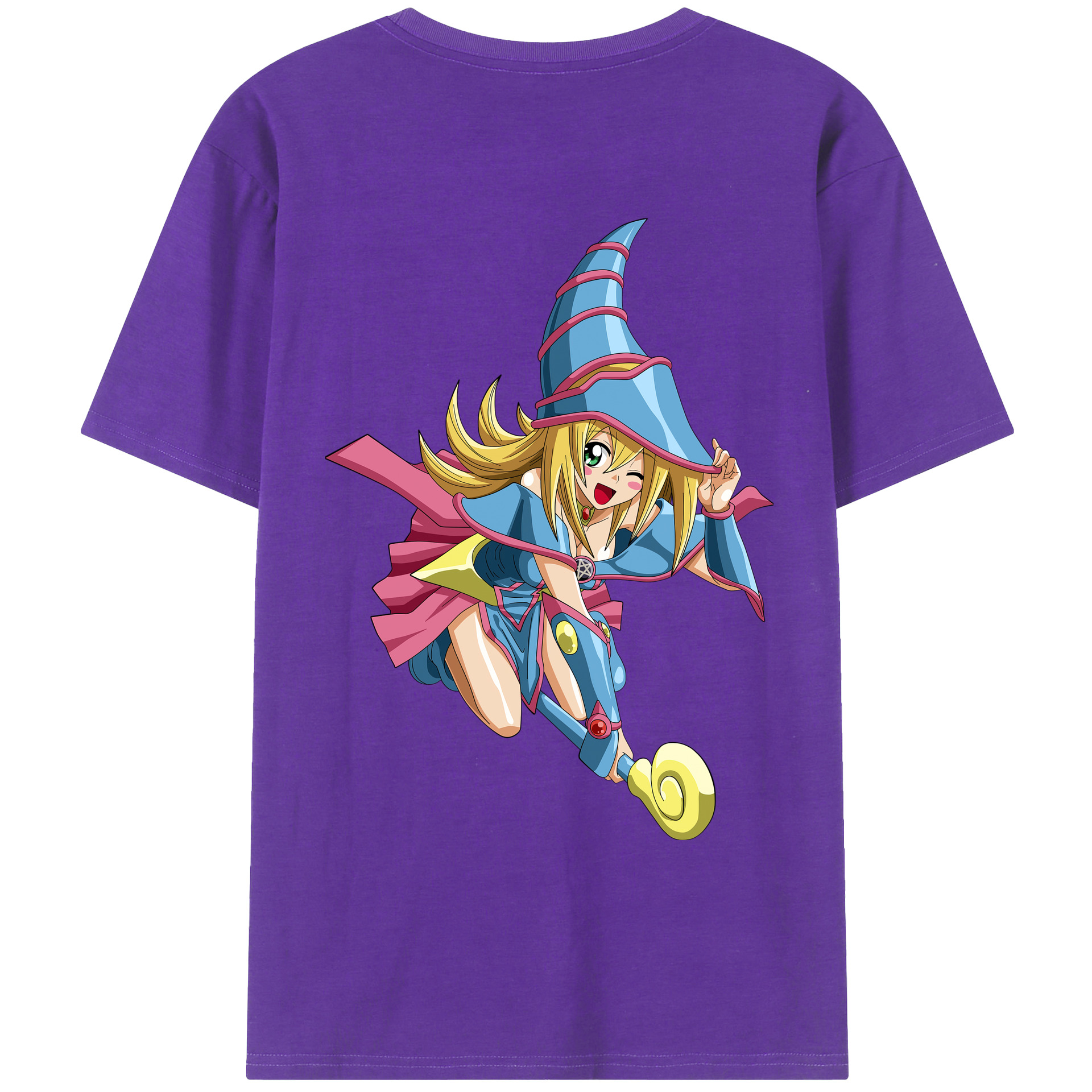 （画像用） 遊☆戯☆王 Yu-Gi-Oh! 綿100％ メンズ半袖Tシャツ（バックプリント） 通気性