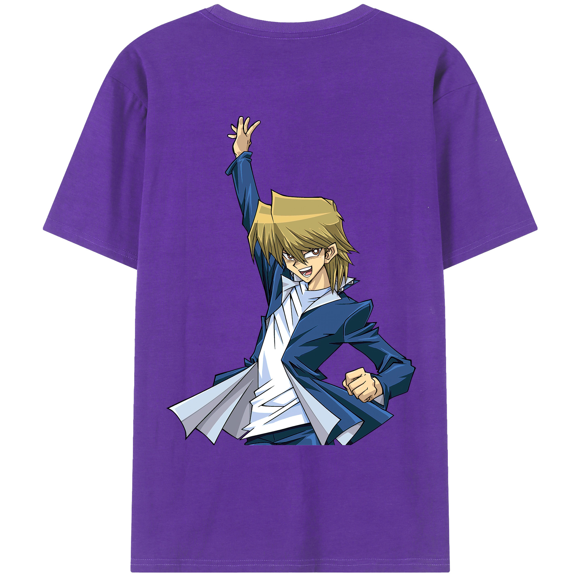 （画像用） 遊☆戯☆王 Yu-Gi-Oh! 綿100％ メンズ半袖Tシャツ（バックプリント） 通気性