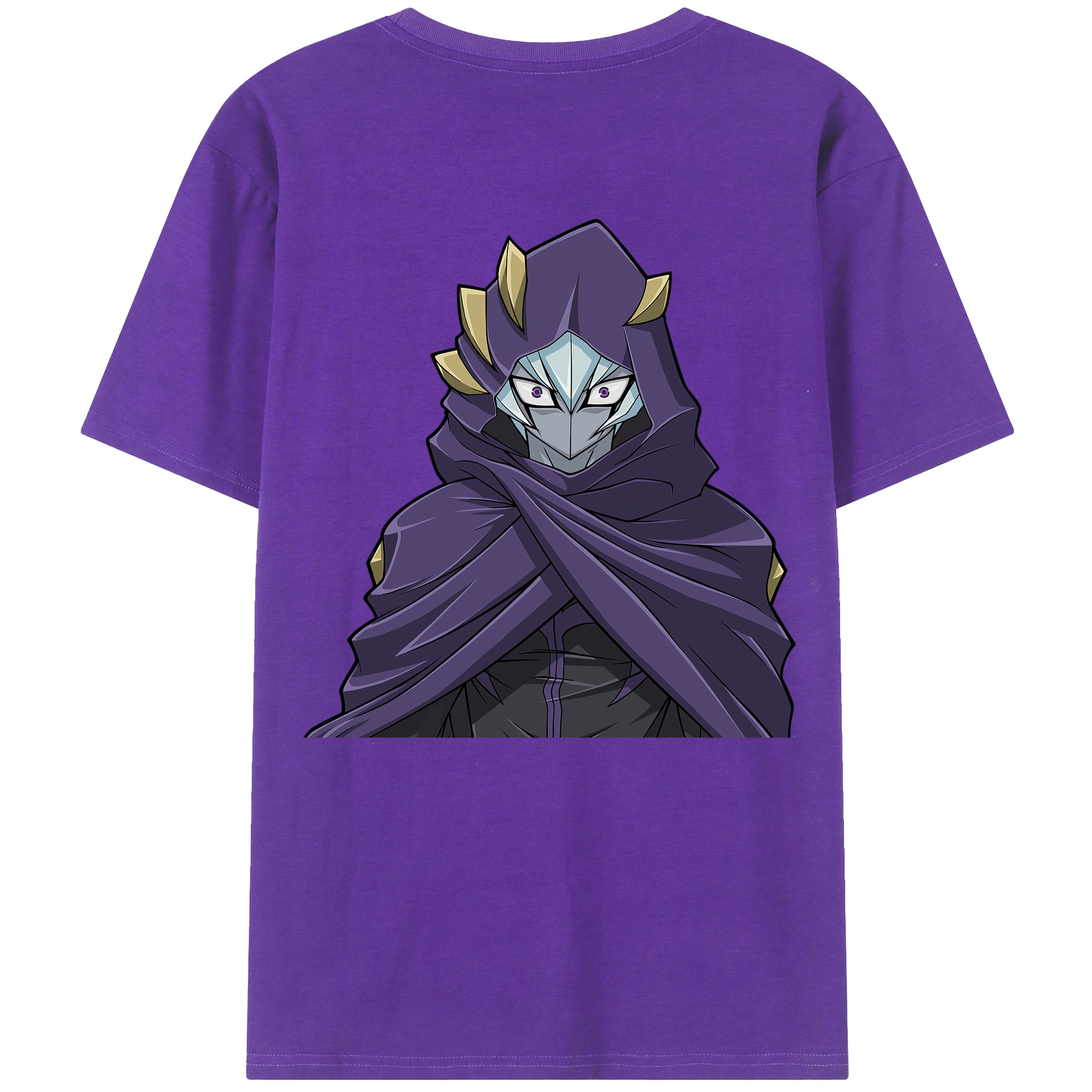 （画像用） 遊☆戯☆王 Yu-Gi-Oh! 綿100％ メンズ半袖Tシャツ（バックプリント） 通気性