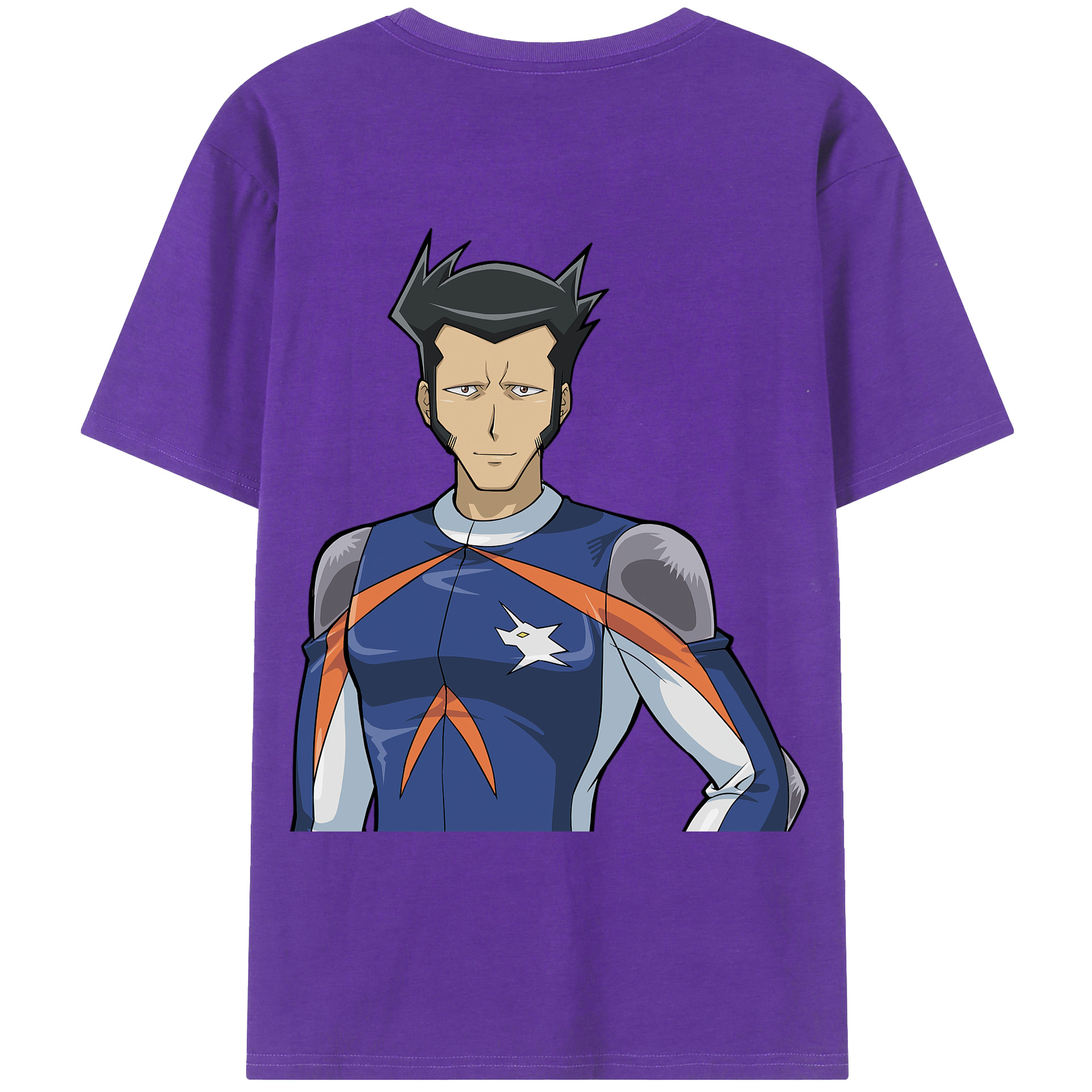 （画像用） 遊☆戯☆王 Yu-Gi-Oh! 綿100％ メンズ半袖Tシャツ（バックプリント） 通気性