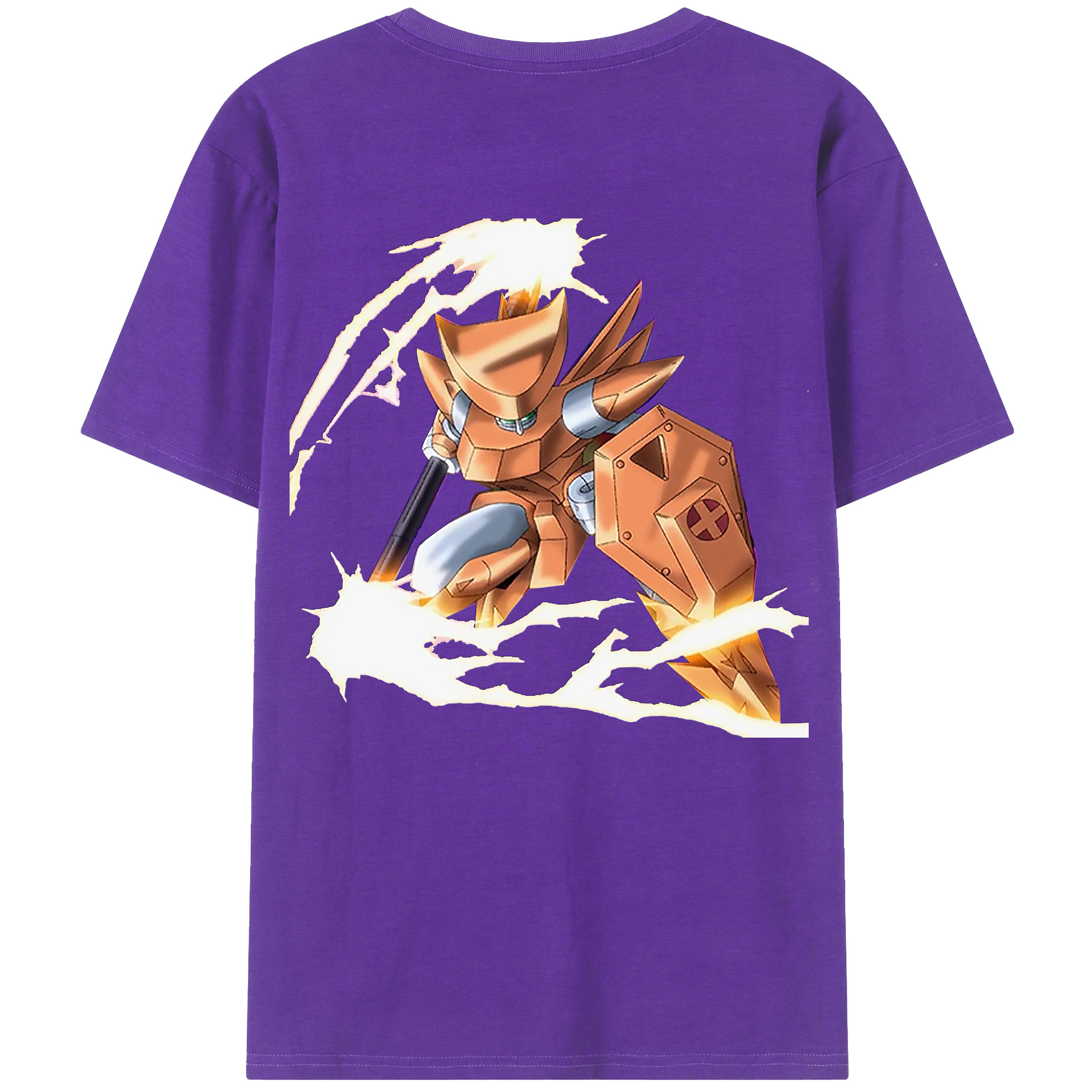 （画像用） 遊☆戯☆王 Yu-Gi-Oh! 綿100％ メンズ半袖Tシャツ（バックプリント） 通気性
