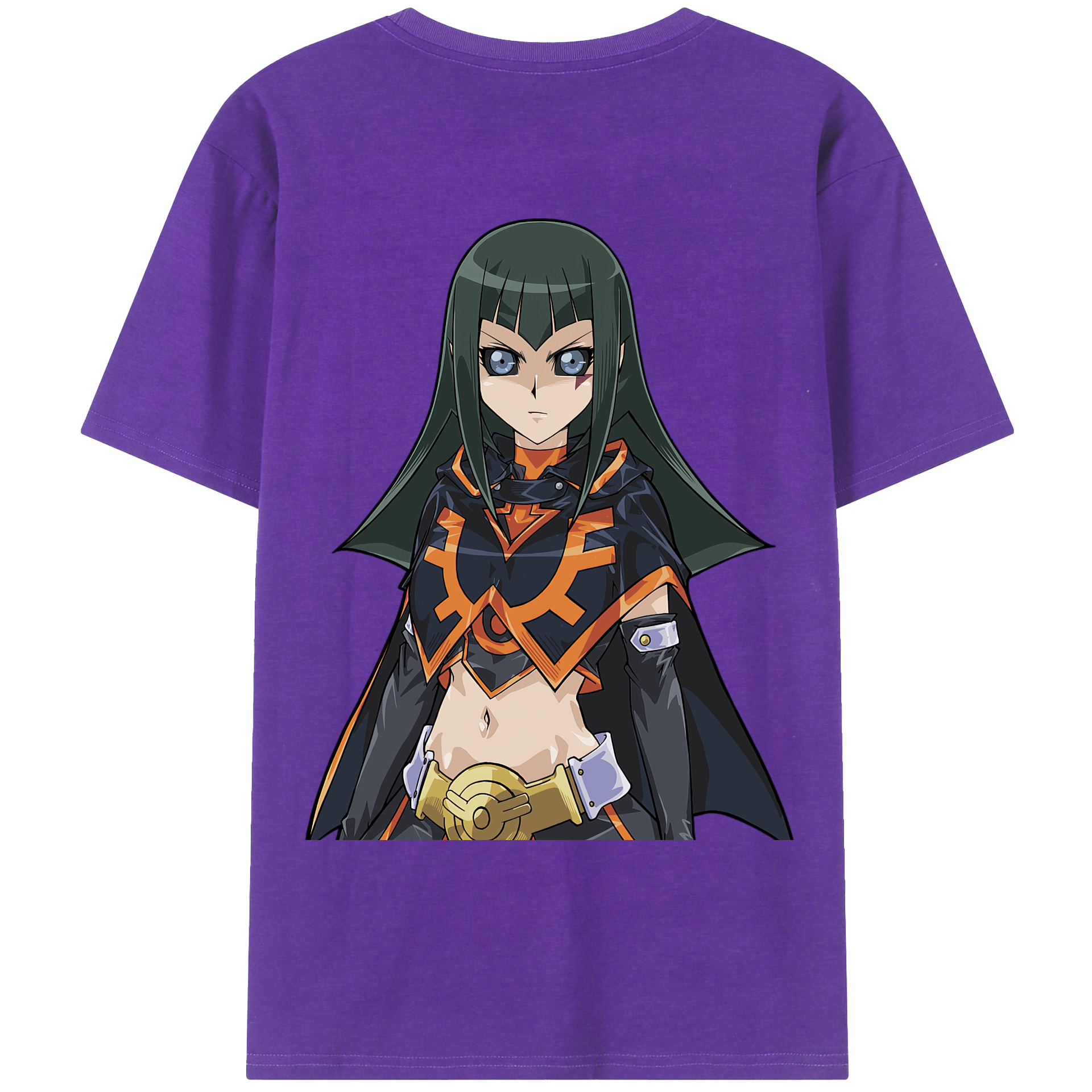 （画像用） 遊☆戯☆王 Yu-Gi-Oh! 綿100％ メンズ半袖Tシャツ（バックプリント） 通気性