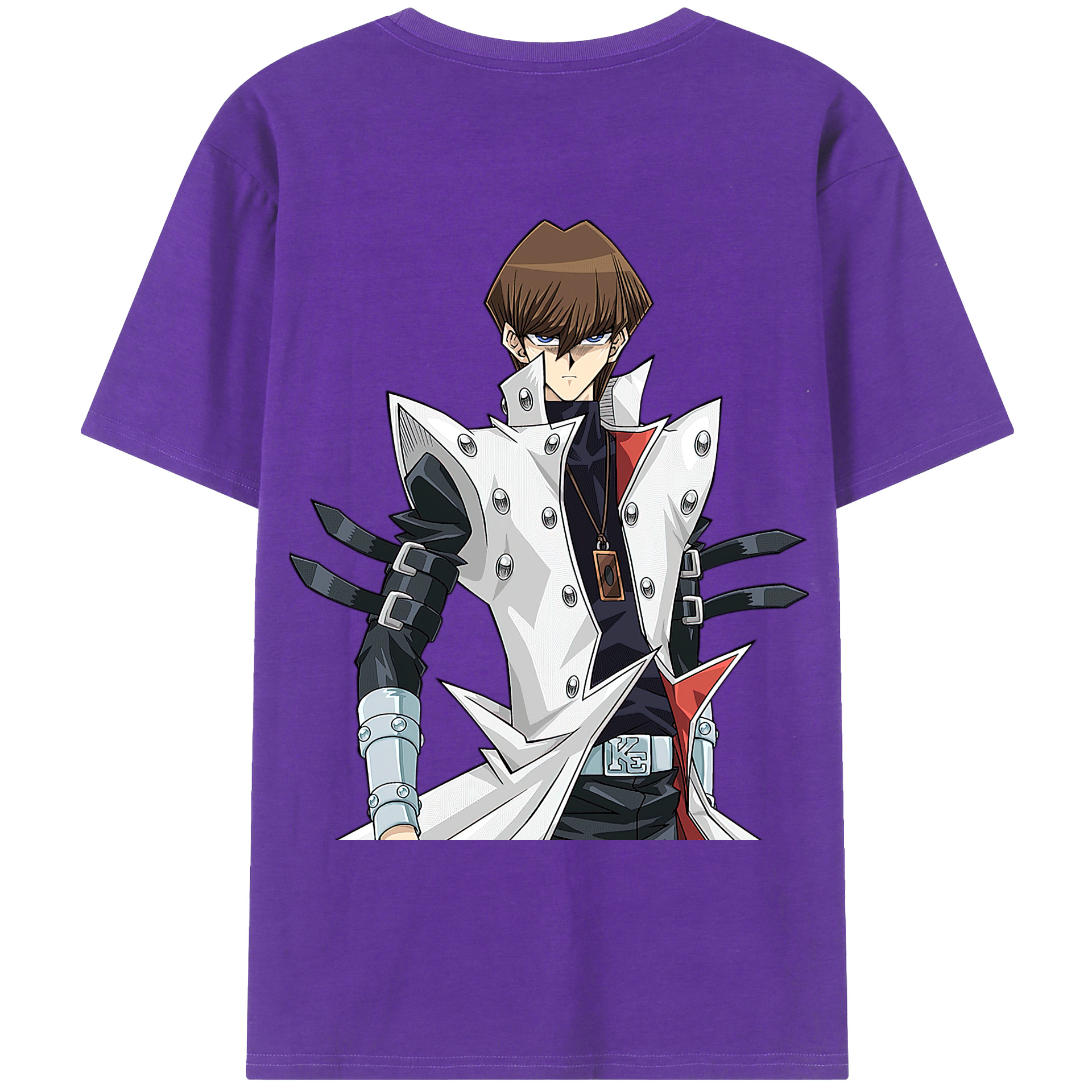 （画像用） 遊☆戯☆王 Yu-Gi-Oh! 綿100％ メンズ半袖Tシャツ（バックプリント） 通気性