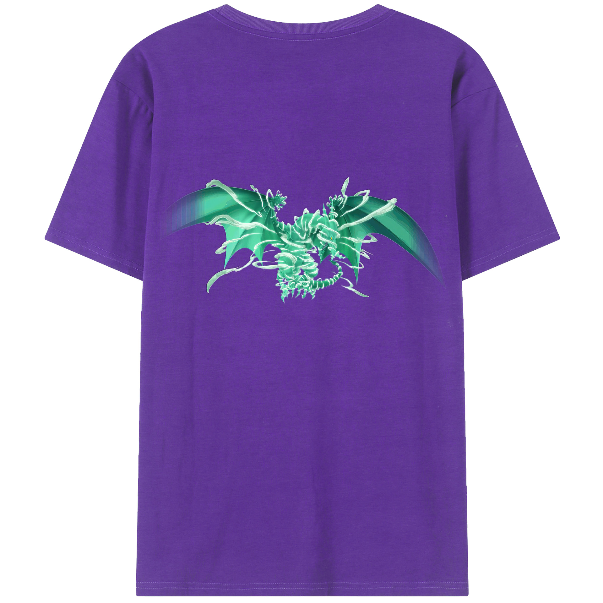 （画像用） 遊☆戯☆王 Yu-Gi-Oh! 綿100％ メンズ半袖Tシャツ（バックプリント） 通気性