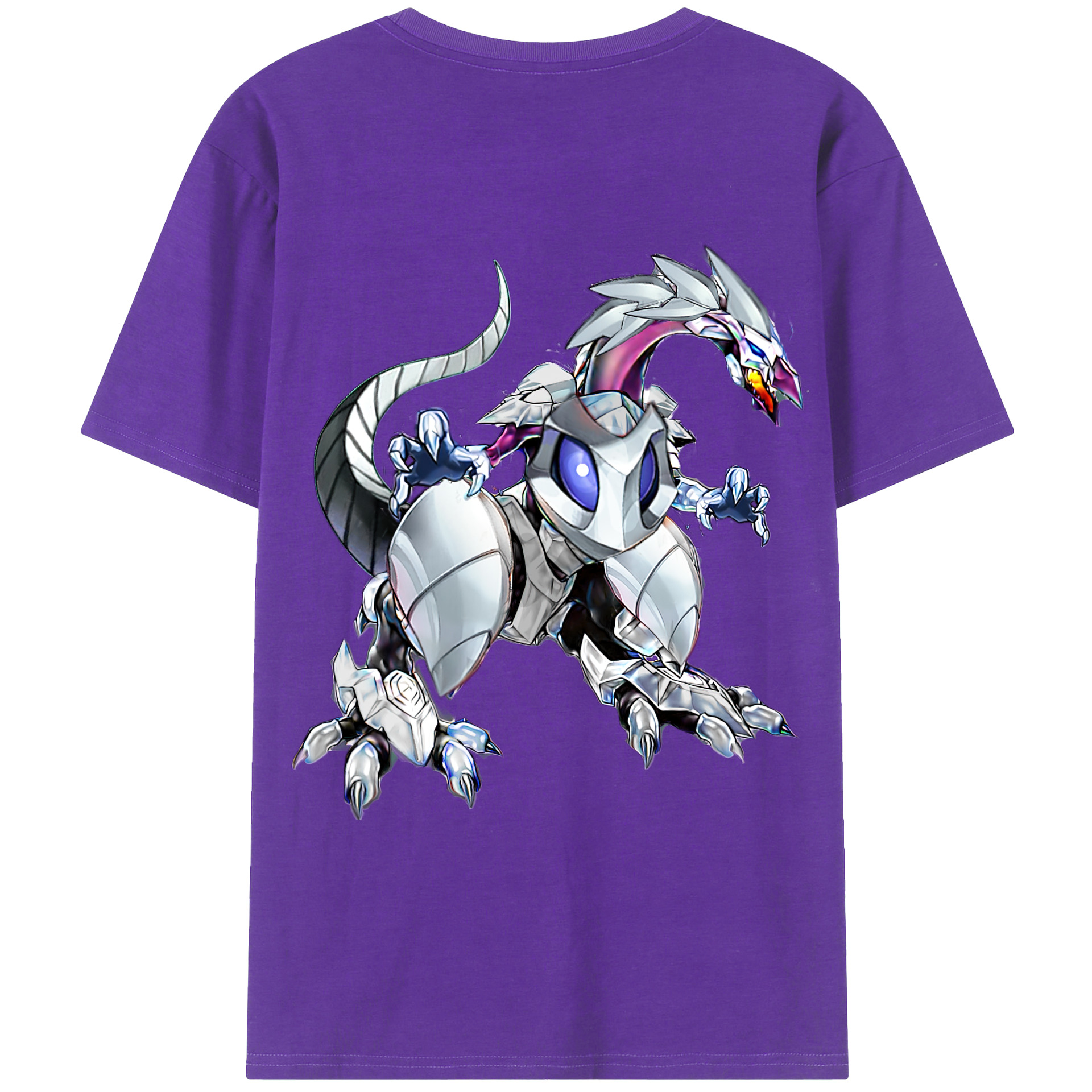 （画像用） 遊☆戯☆王 Yu-Gi-Oh! 綿100％ メンズ半袖Tシャツ（バックプリント） 通気性