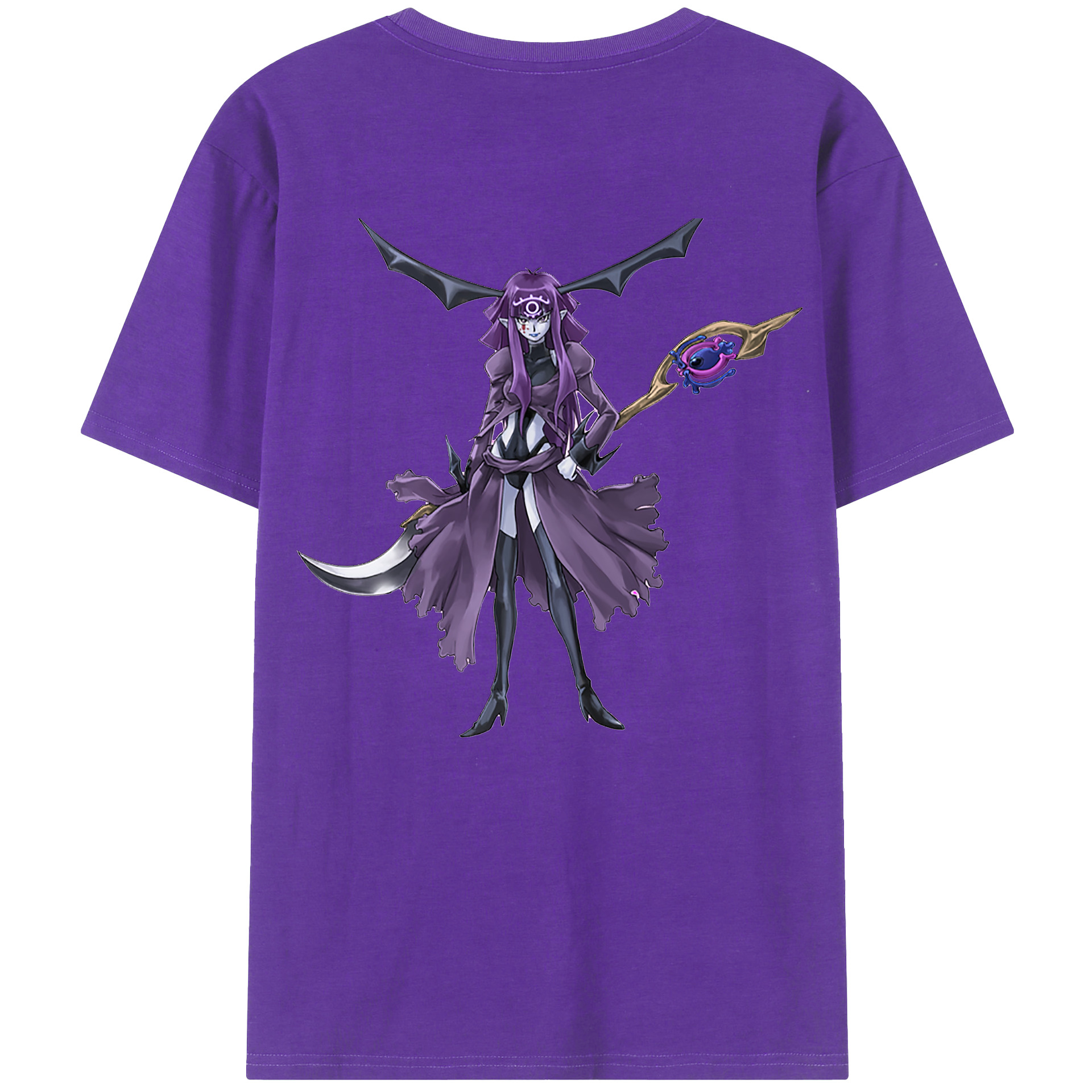 （画像用） 遊☆戯☆王 Yu-Gi-Oh! 綿100％ メンズ半袖Tシャツ（バックプリント） 通気性