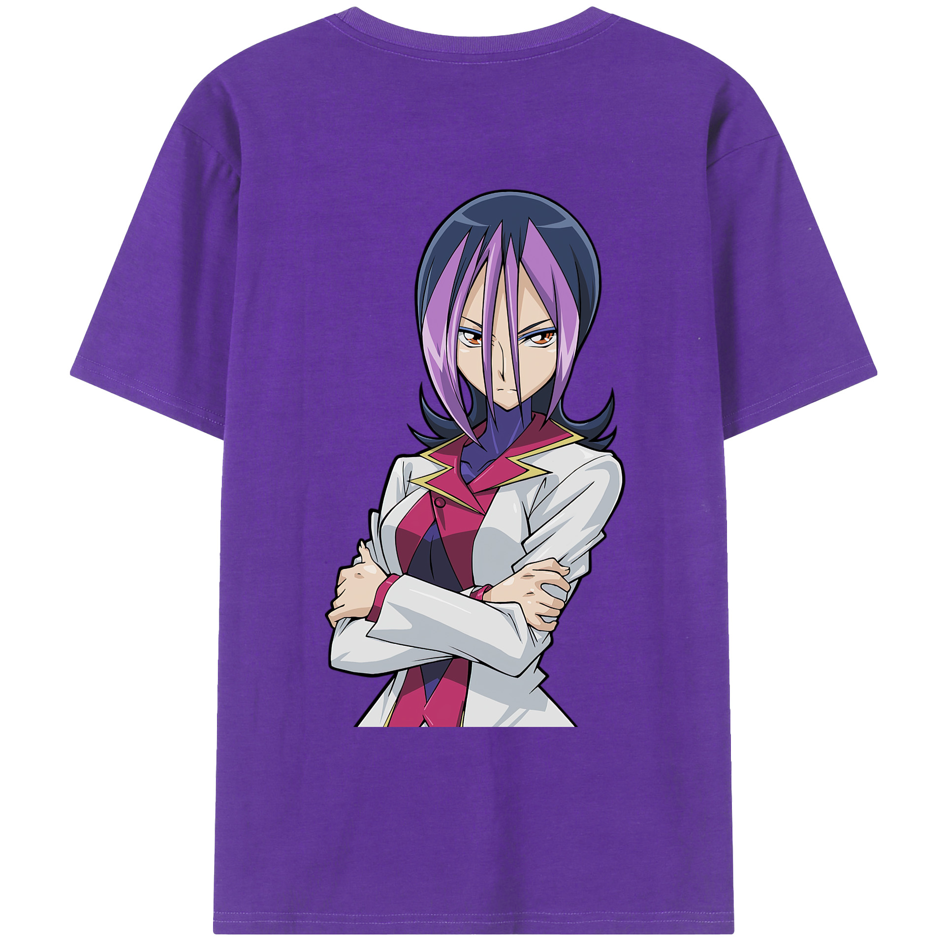 （画像用） 遊☆戯☆王 Yu-Gi-Oh! 綿100％ メンズ半袖Tシャツ（バックプリント） 通気性