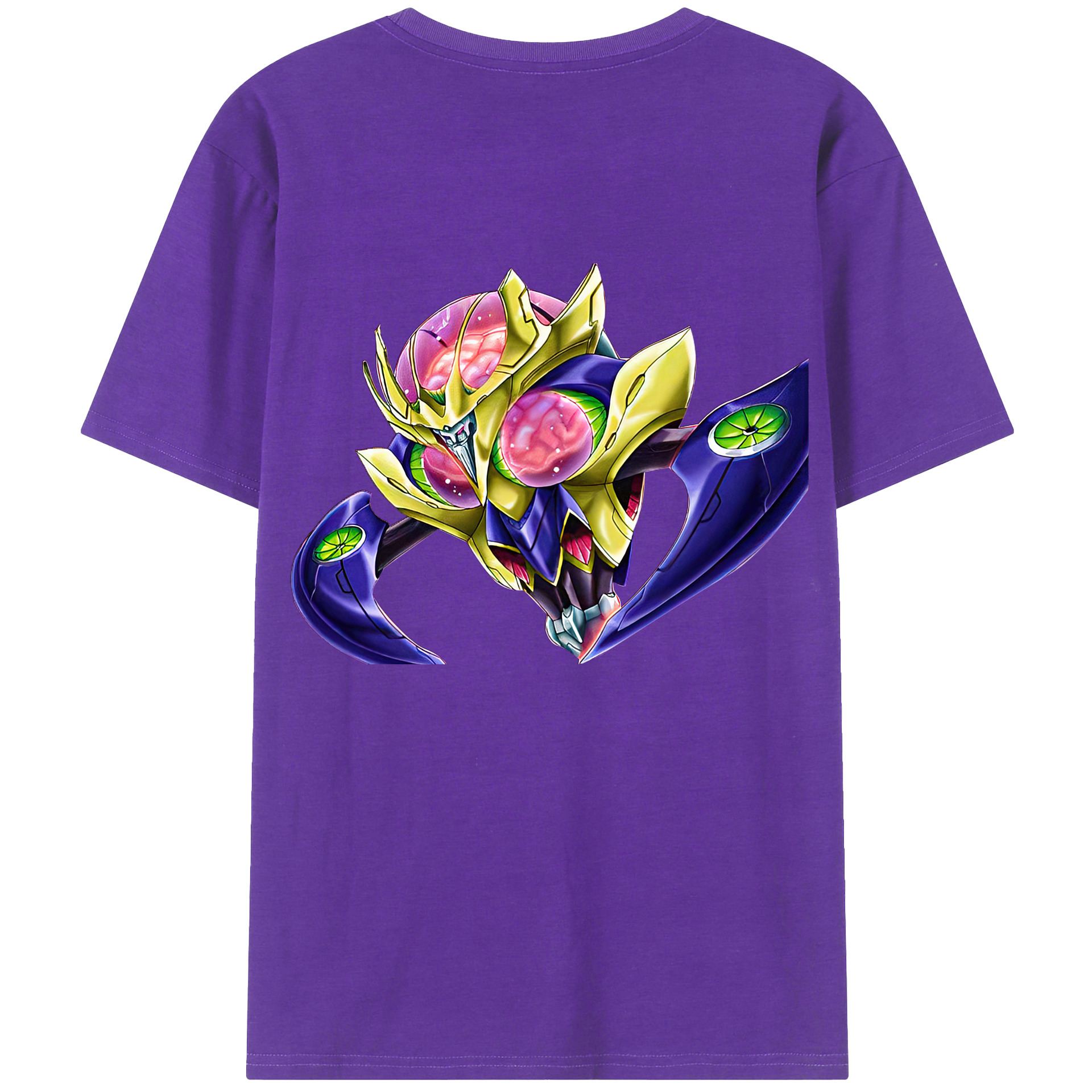 （画像用） 遊☆戯☆王 Yu-Gi-Oh! 綿100％ メンズ半袖Tシャツ（バックプリント） 通気性