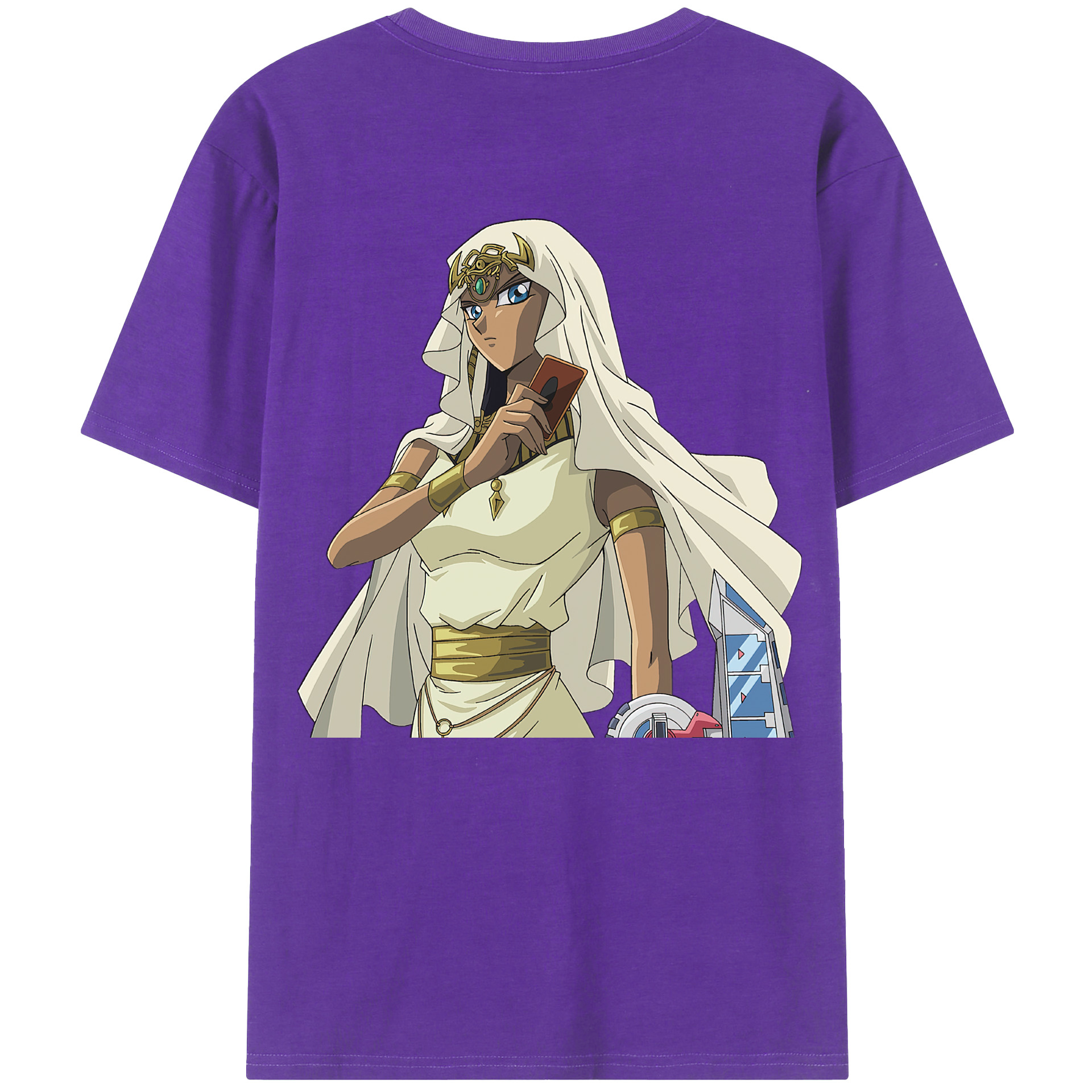（画像用） 遊☆戯☆王 Yu-Gi-Oh! 綿100％ メンズ半袖Tシャツ（バックプリント） 通気性