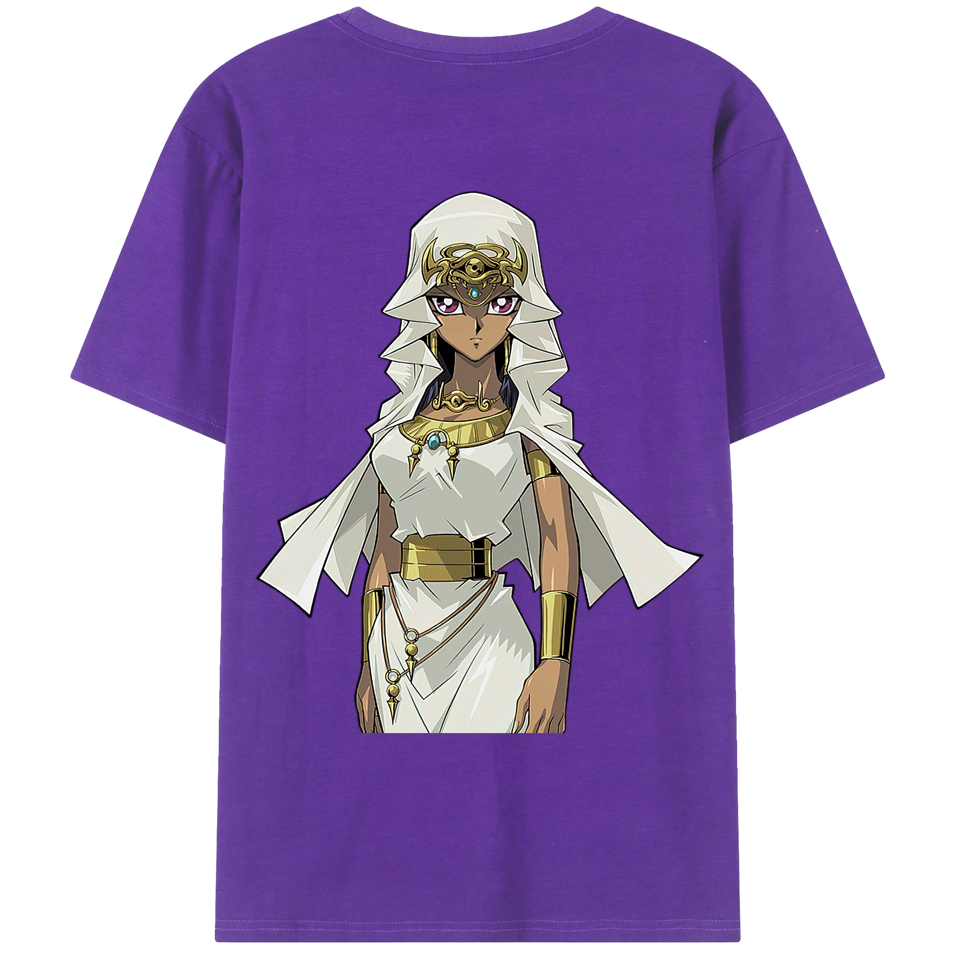 （画像用） 遊☆戯☆王 Yu-Gi-Oh! 綿100％ メンズ半袖Tシャツ（バックプリント） 通気性