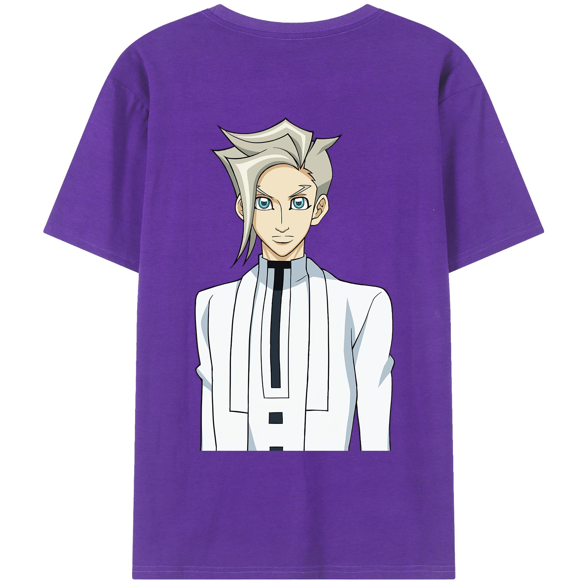 （画像用） 遊☆戯☆王 Yu-Gi-Oh! 綿100％ メンズ半袖Tシャツ（バックプリント） 通気性