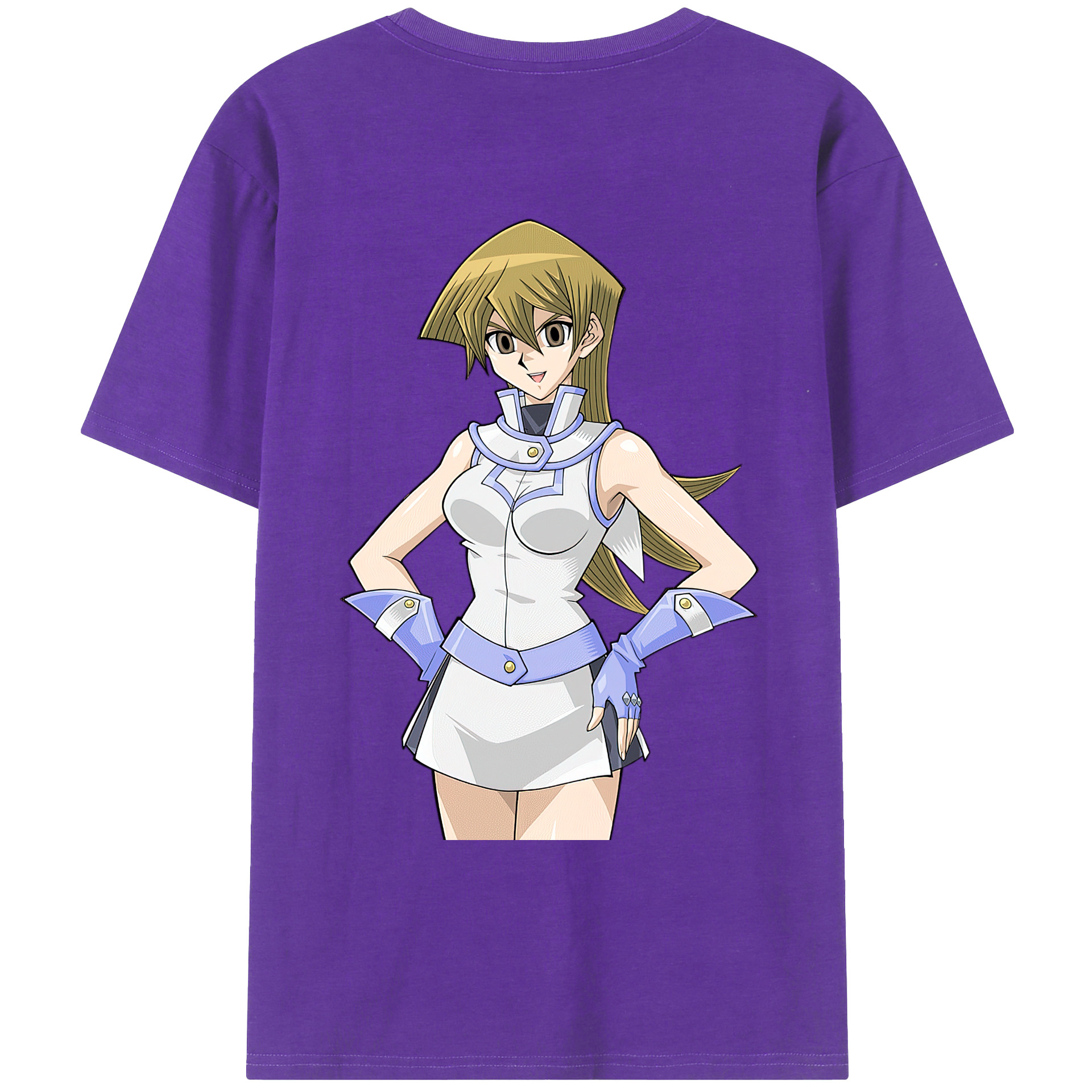 （画像用） 遊☆戯☆王 Yu-Gi-Oh! 綿100％ メンズ半袖Tシャツ（バックプリント） 通気性