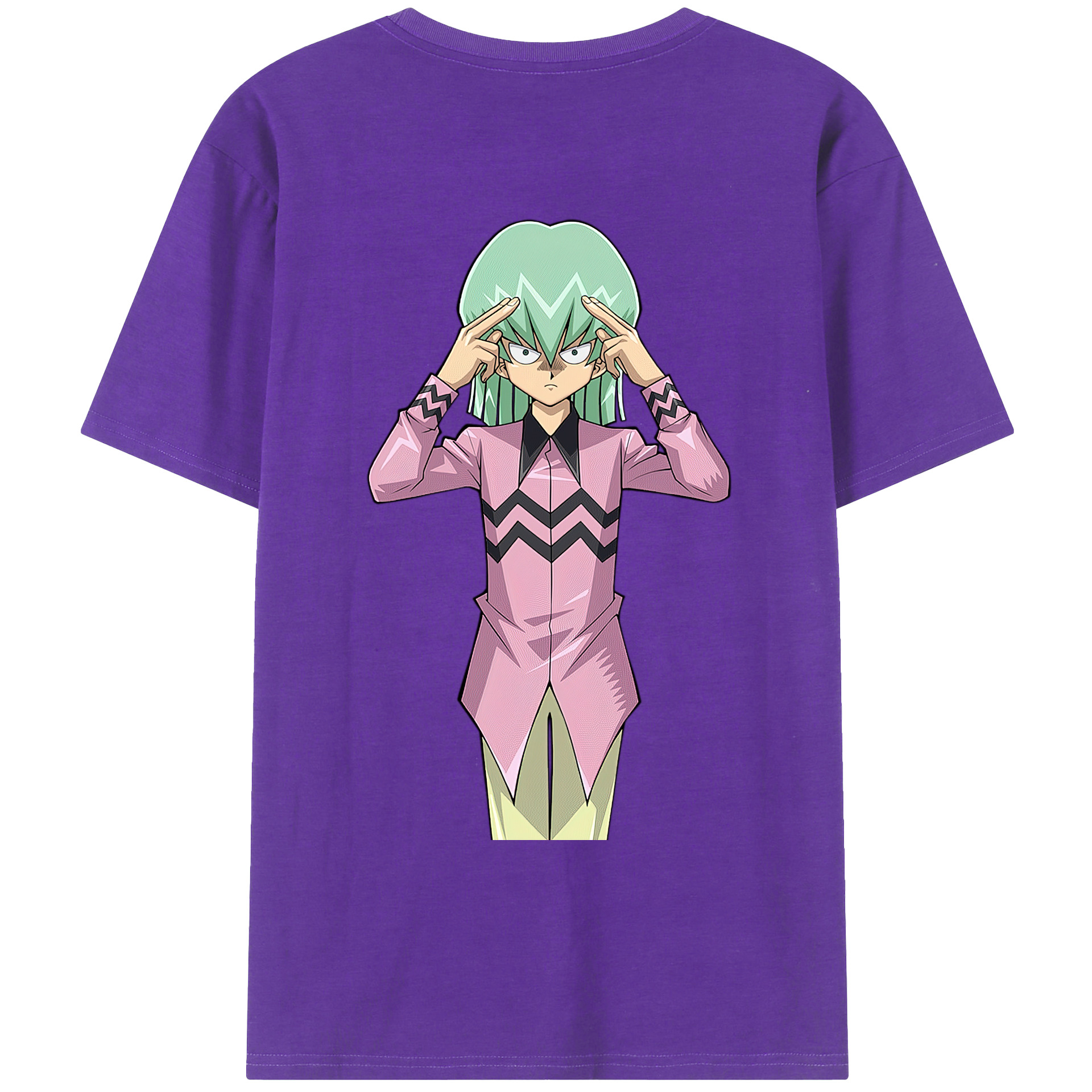 （画像用） 遊☆戯☆王 Yu-Gi-Oh! 綿100％ メンズ半袖Tシャツ（バックプリント） 通気性