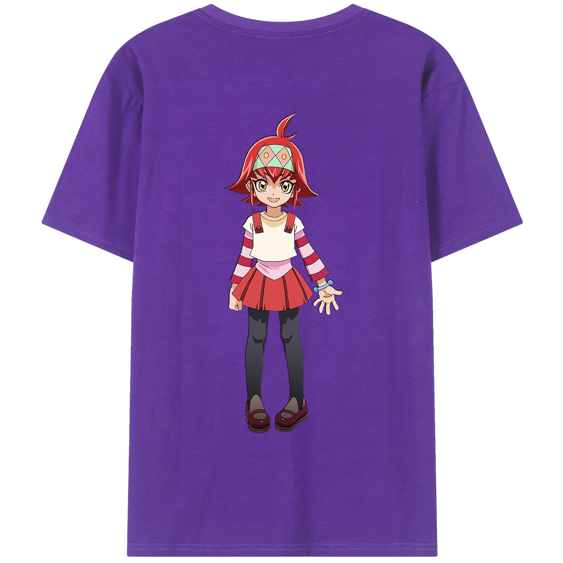 （画像用） 遊☆戯☆王 Yu-Gi-Oh! 綿100％ メンズ半袖Tシャツ（バックプリント） 通気性
