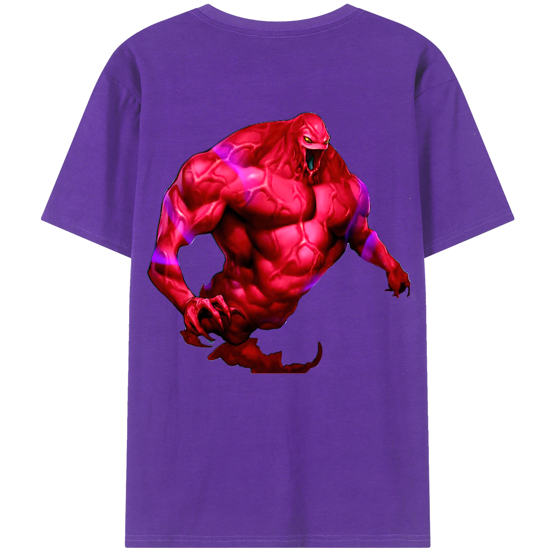 （画像用） 遊☆戯☆王 Yu-Gi-Oh! 綿100％ メンズ半袖Tシャツ（バックプリント） 通気性