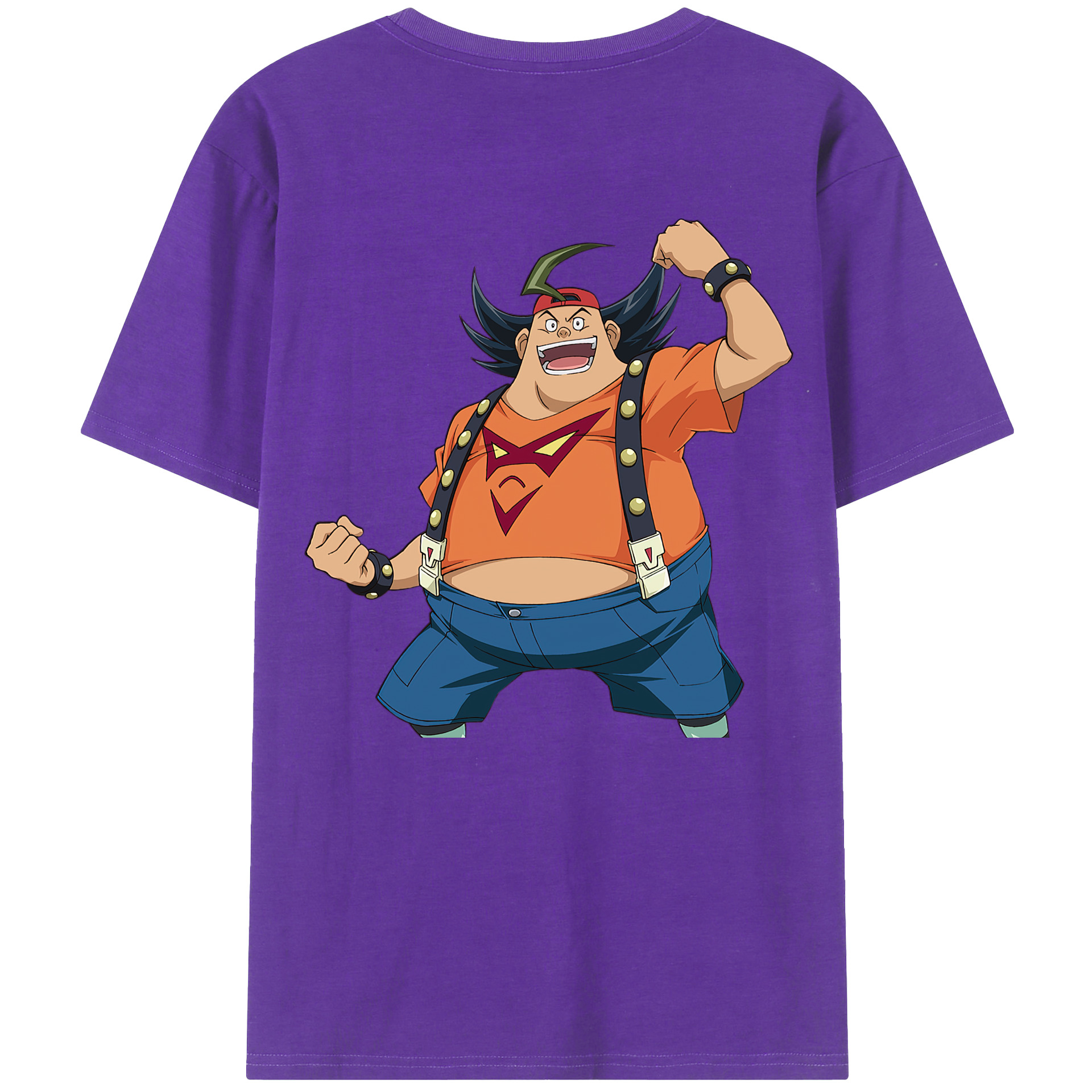 （画像用） 遊☆戯☆王 Yu-Gi-Oh! 綿100％ メンズ半袖Tシャツ（バックプリント） 通気性