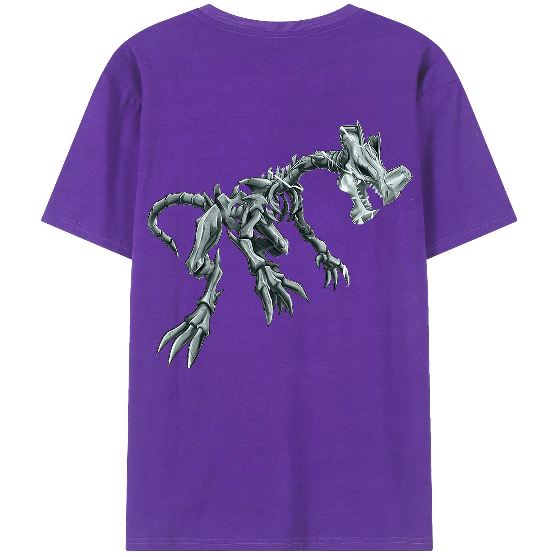 （画像用） 遊☆戯☆王 Yu-Gi-Oh! 綿100％ メンズ半袖Tシャツ（バックプリント） 通気性