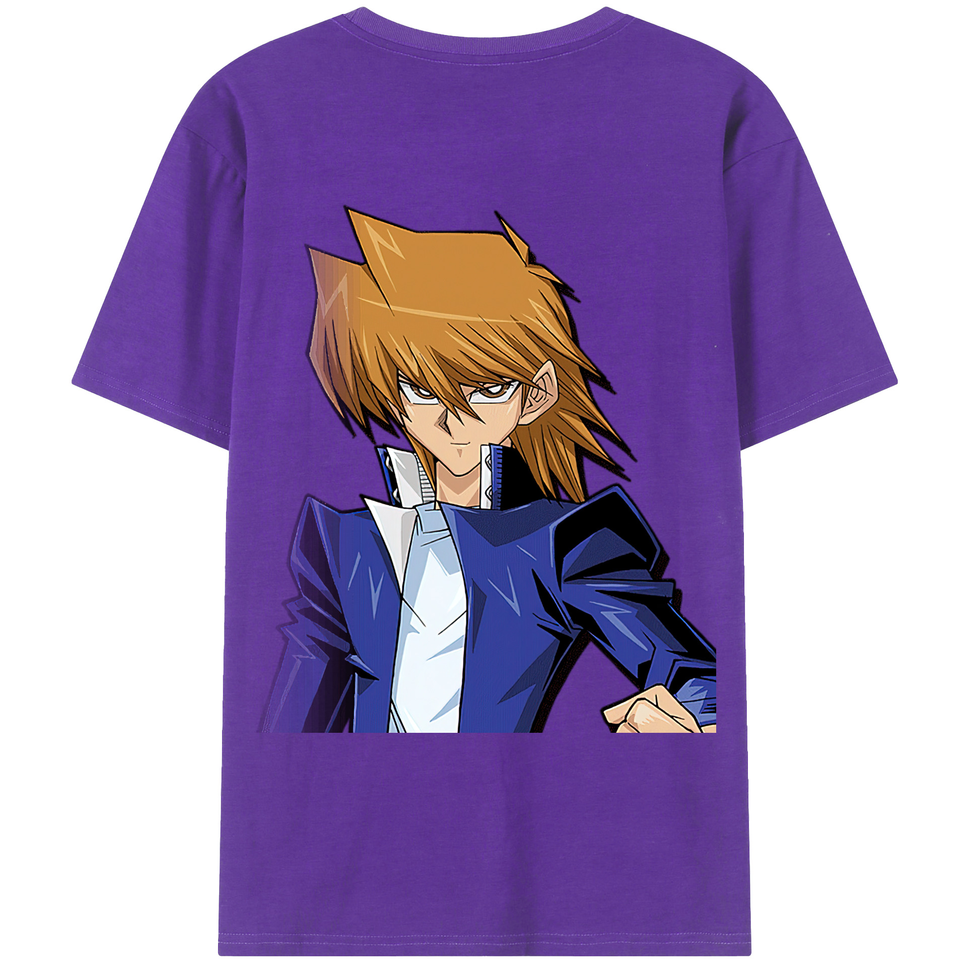 （画像用） 遊☆戯☆王 Yu-Gi-Oh! 綿100％ メンズ半袖Tシャツ（バックプリント） 通気性