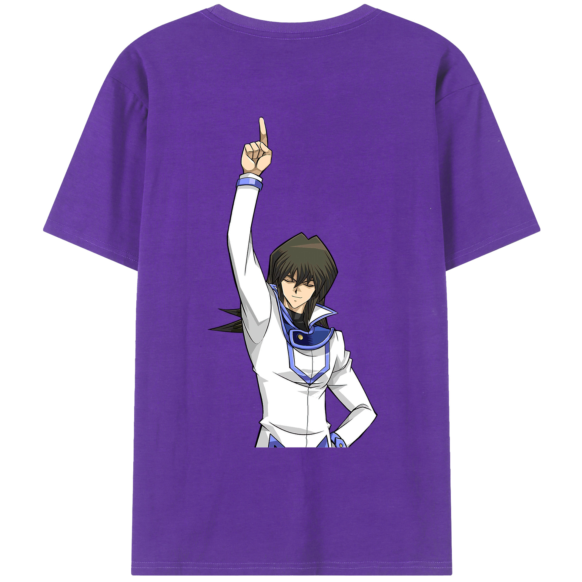 （画像用） 遊☆戯☆王 Yu-Gi-Oh! 綿100％ メンズ半袖Tシャツ（バックプリント） 通気性