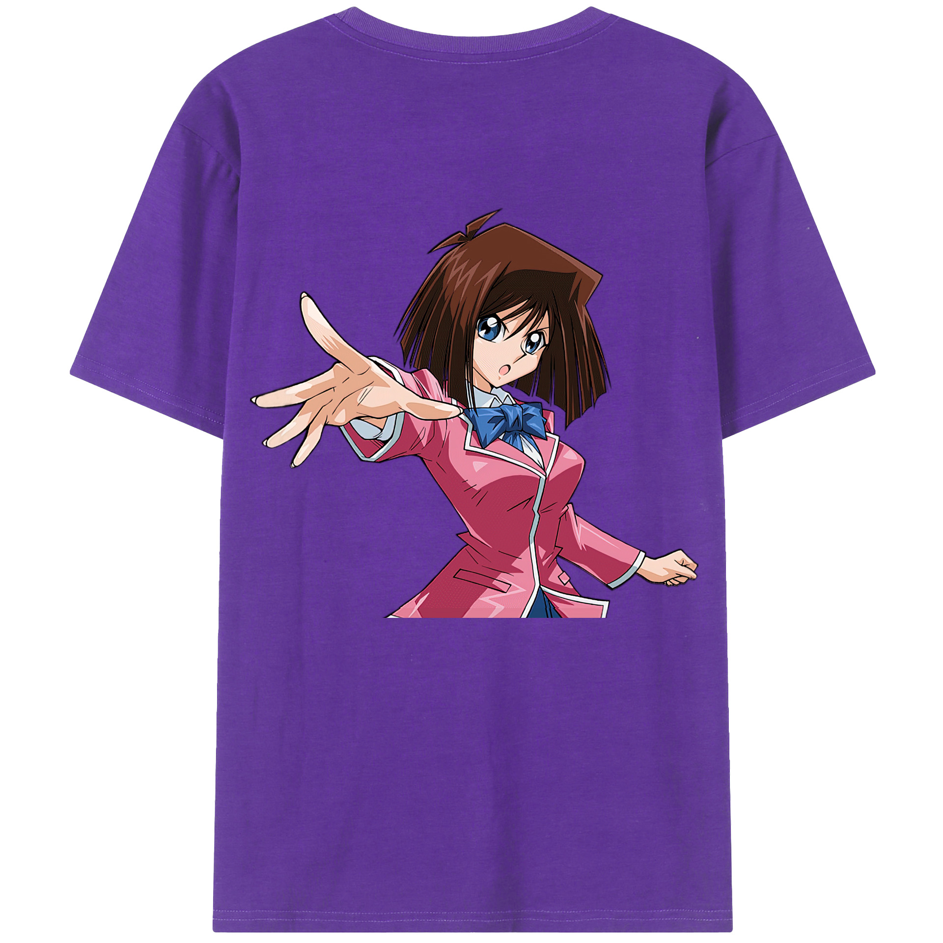 （画像用） 遊☆戯☆王 Yu-Gi-Oh! 綿100％ メンズ半袖Tシャツ（バックプリント） 通気性