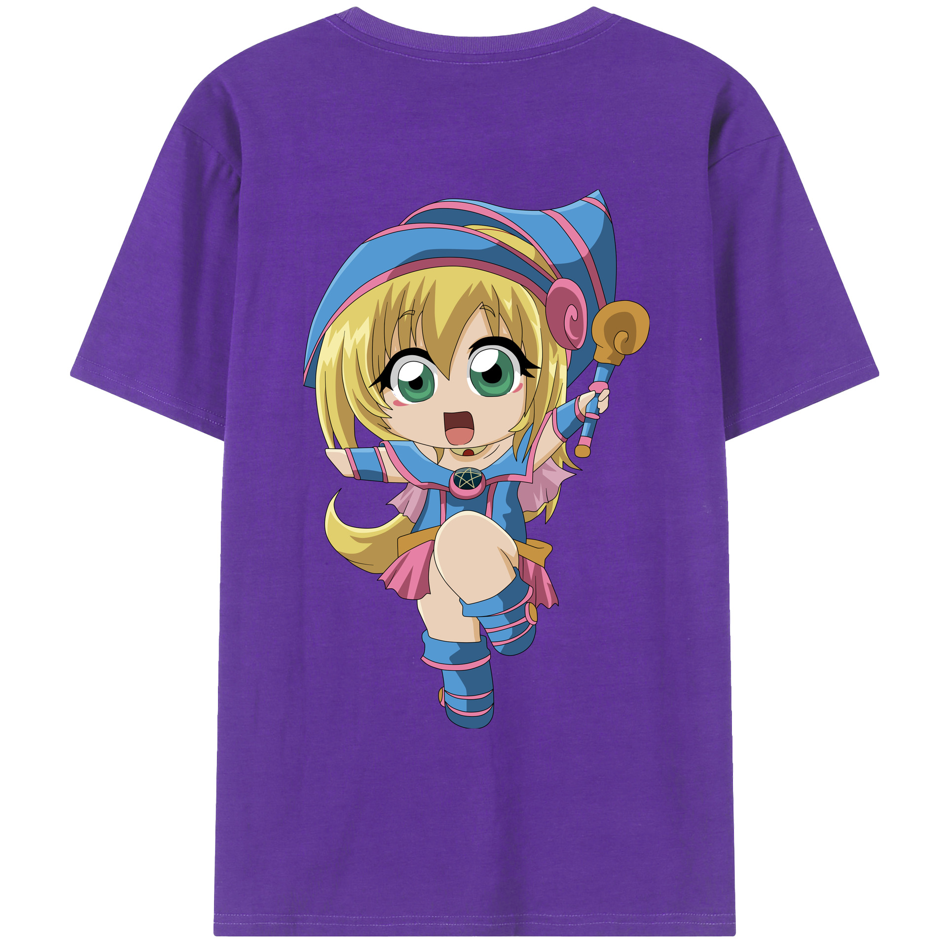 （画像用） 遊☆戯☆王 Yu-Gi-Oh! 綿100％ メンズ半袖Tシャツ（バックプリント） 通気性