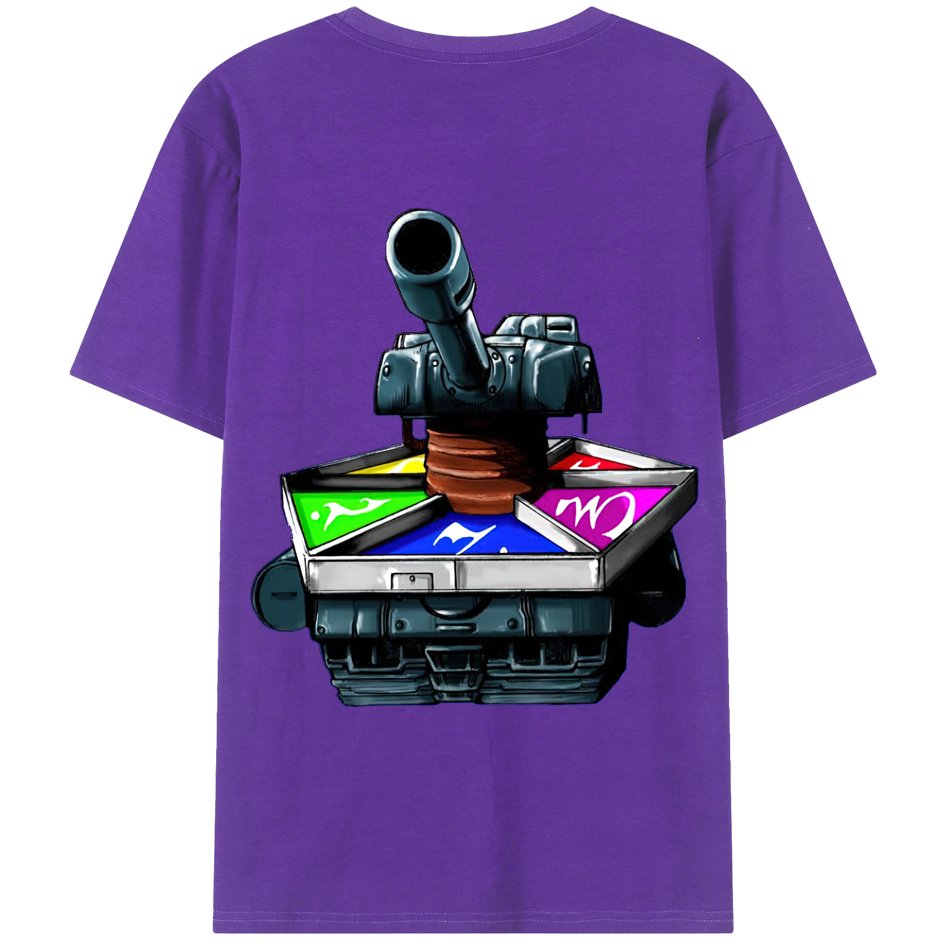 （画像用） 遊☆戯☆王 Yu-Gi-Oh! 綿100％ メンズ半袖Tシャツ（バックプリント） 通気性