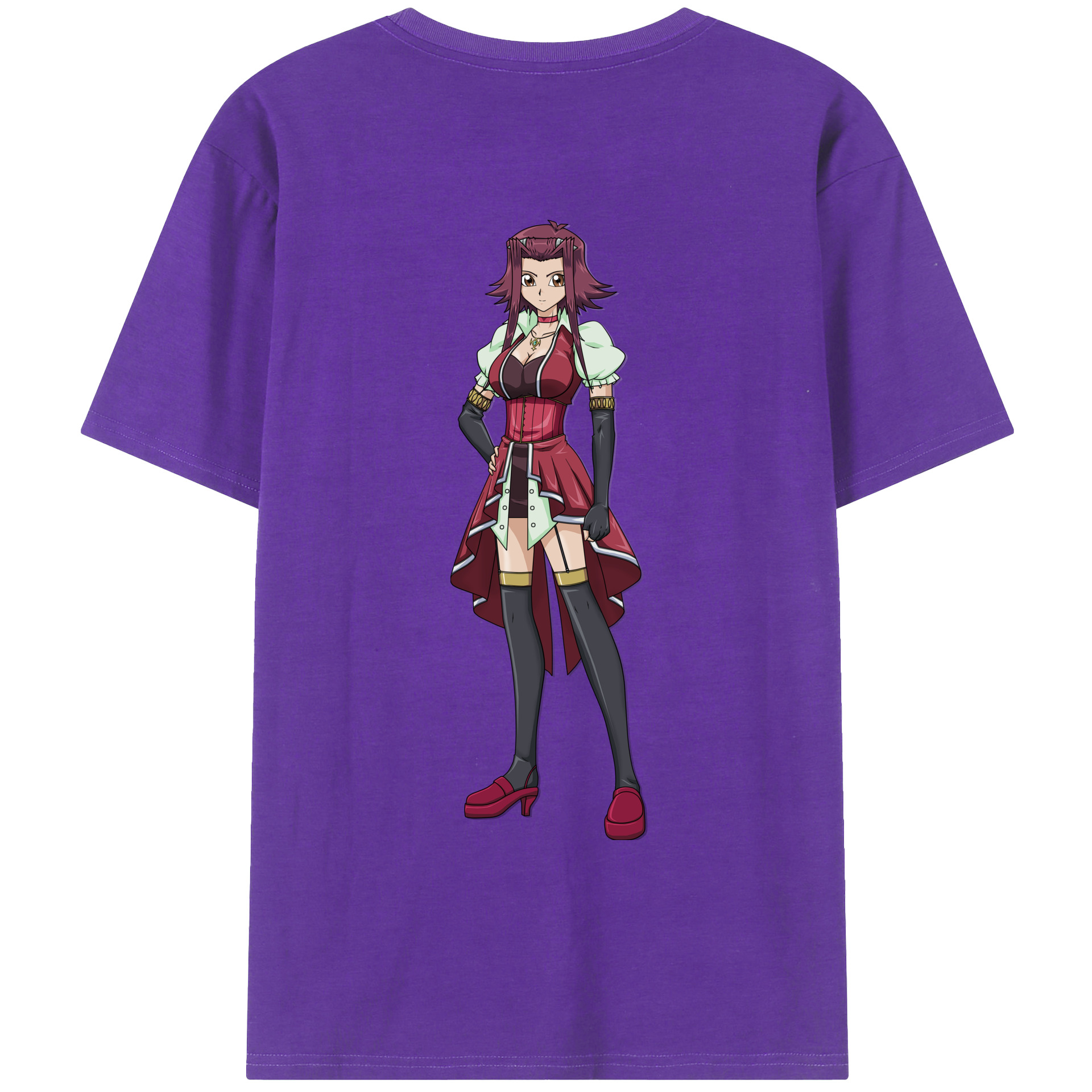 （画像用） 遊☆戯☆王 Yu-Gi-Oh! 綿100％ メンズ半袖Tシャツ（バックプリント） 通気性