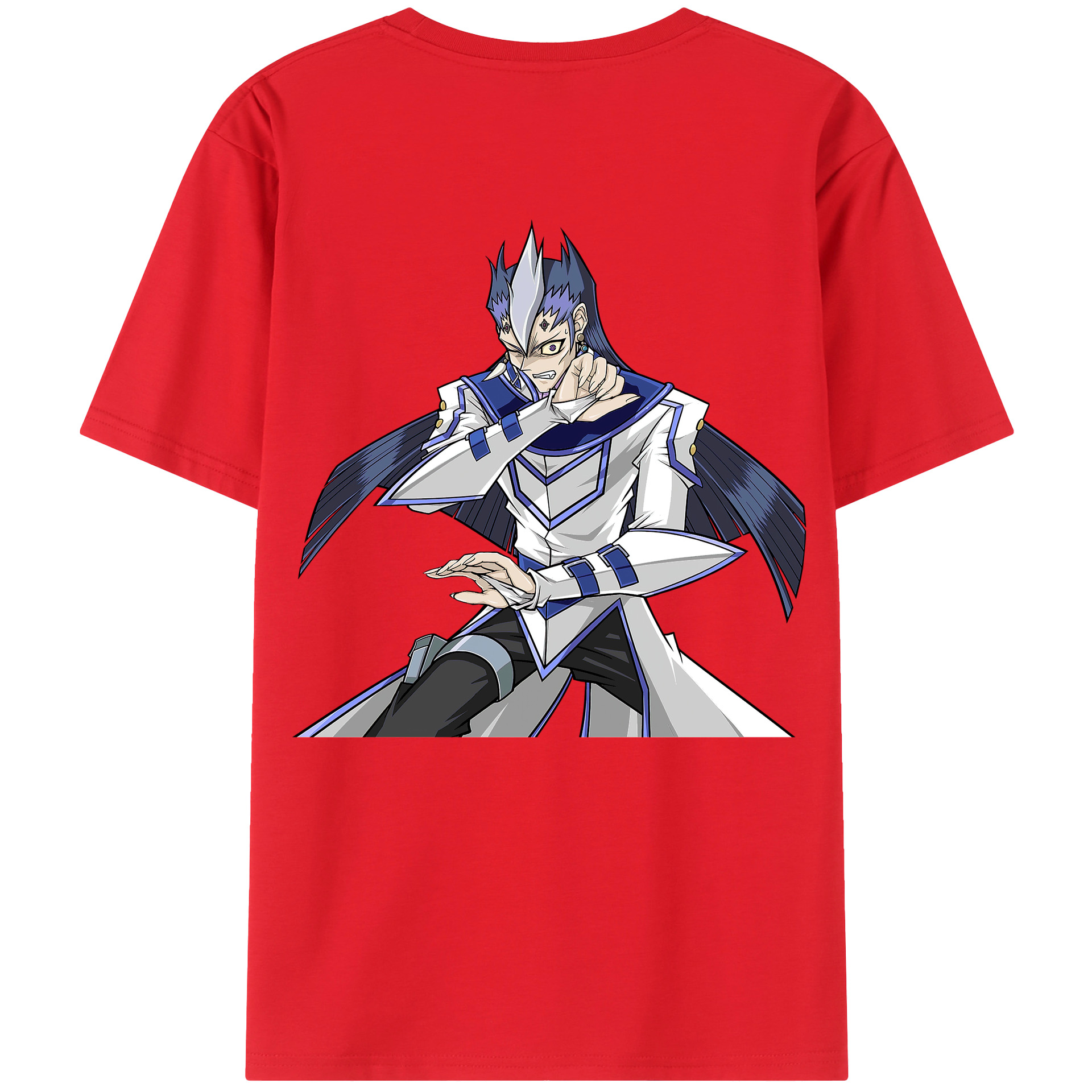 （画像用） 遊☆戯☆王 Yu-Gi-Oh! 綿100％ メンズ半袖Tシャツ（バックプリント） 通気性