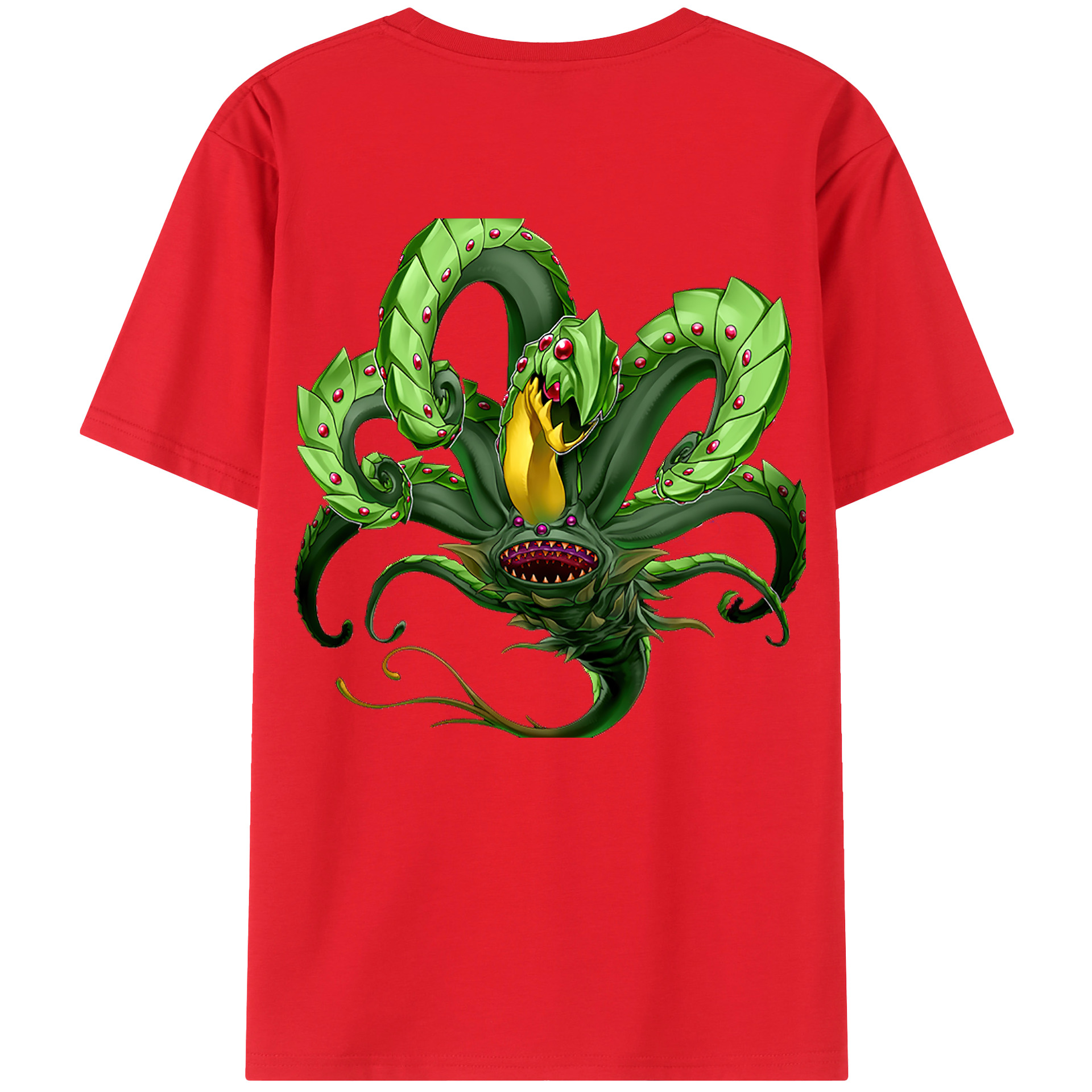 （画像用） 遊☆戯☆王 Yu-Gi-Oh! 綿100％ メンズ半袖Tシャツ（バックプリント） 通気性