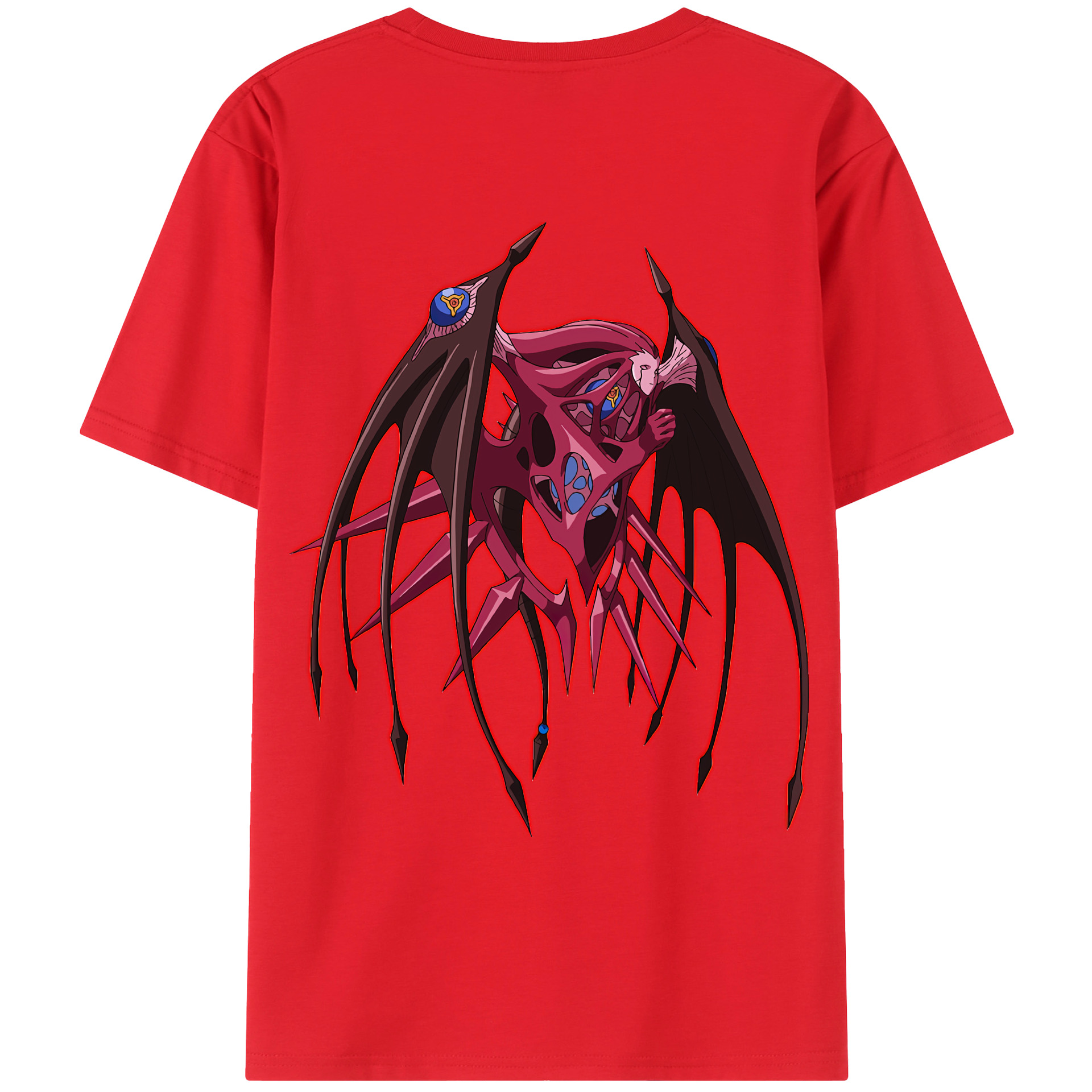 （画像用） 遊☆戯☆王 Yu-Gi-Oh! 綿100％ メンズ半袖Tシャツ（バックプリント） 通気性