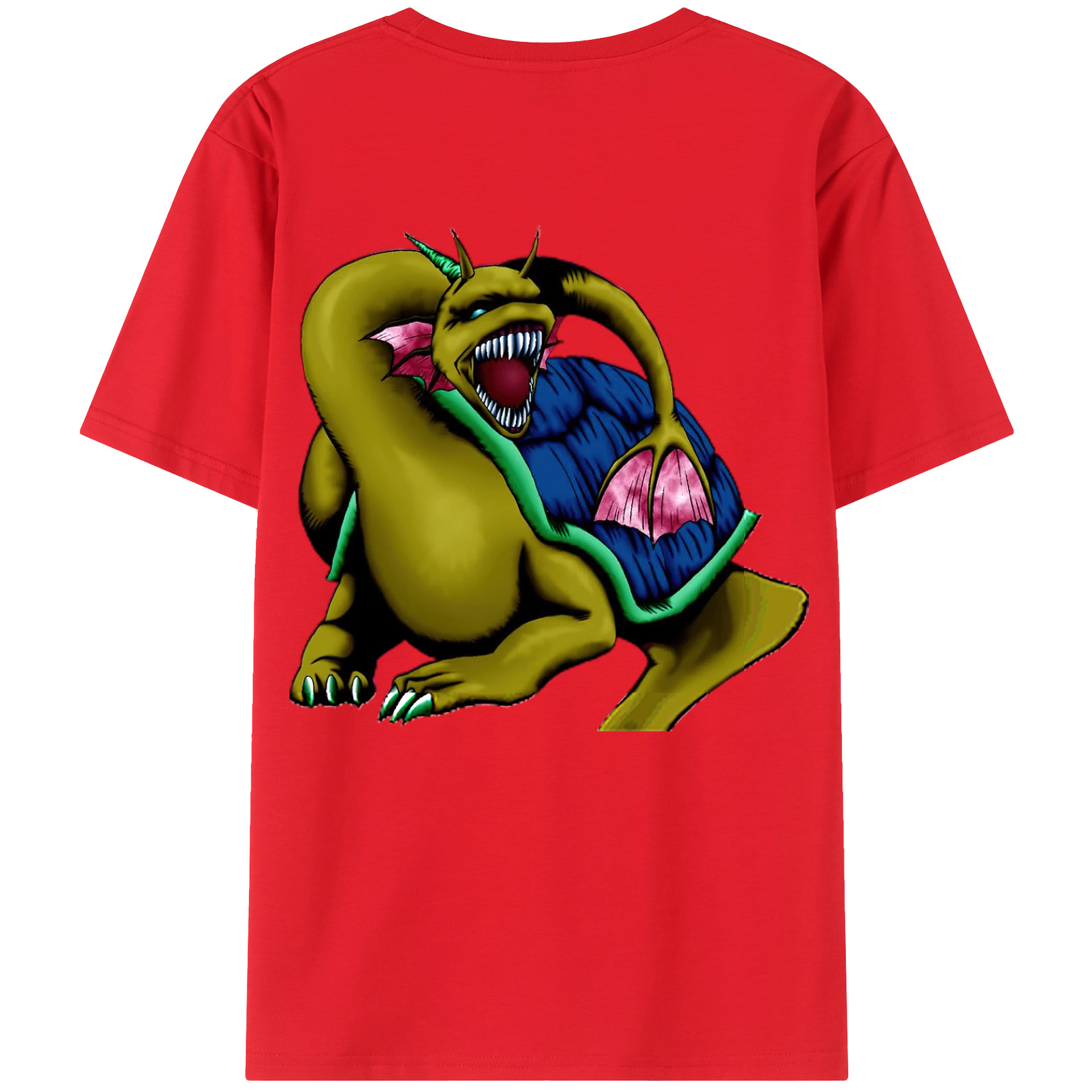 （画像用） 遊☆戯☆王 Yu-Gi-Oh! 綿100％ メンズ半袖Tシャツ（バックプリント） 通気性