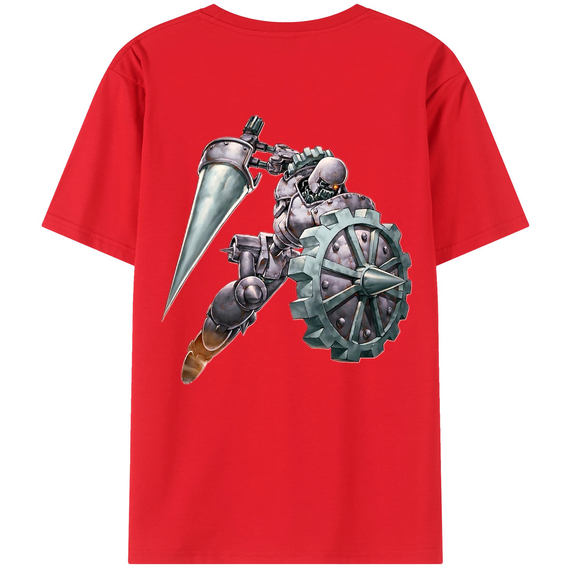 （画像用） 遊☆戯☆王 Yu-Gi-Oh! 綿100％ メンズ半袖Tシャツ（バックプリント） 通気性