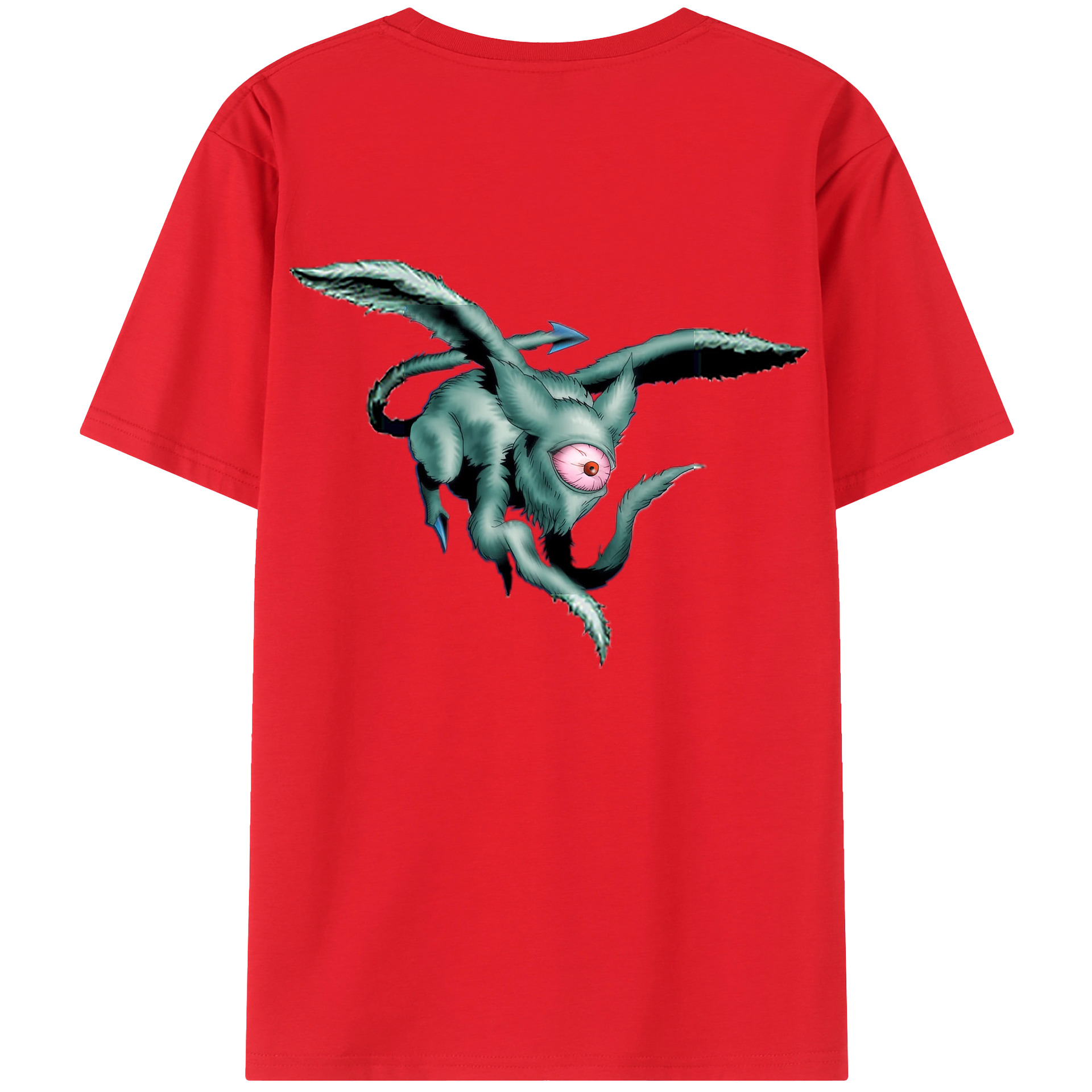 （画像用） 遊☆戯☆王 Yu-Gi-Oh! 綿100％ メンズ半袖Tシャツ（バックプリント） 通気性