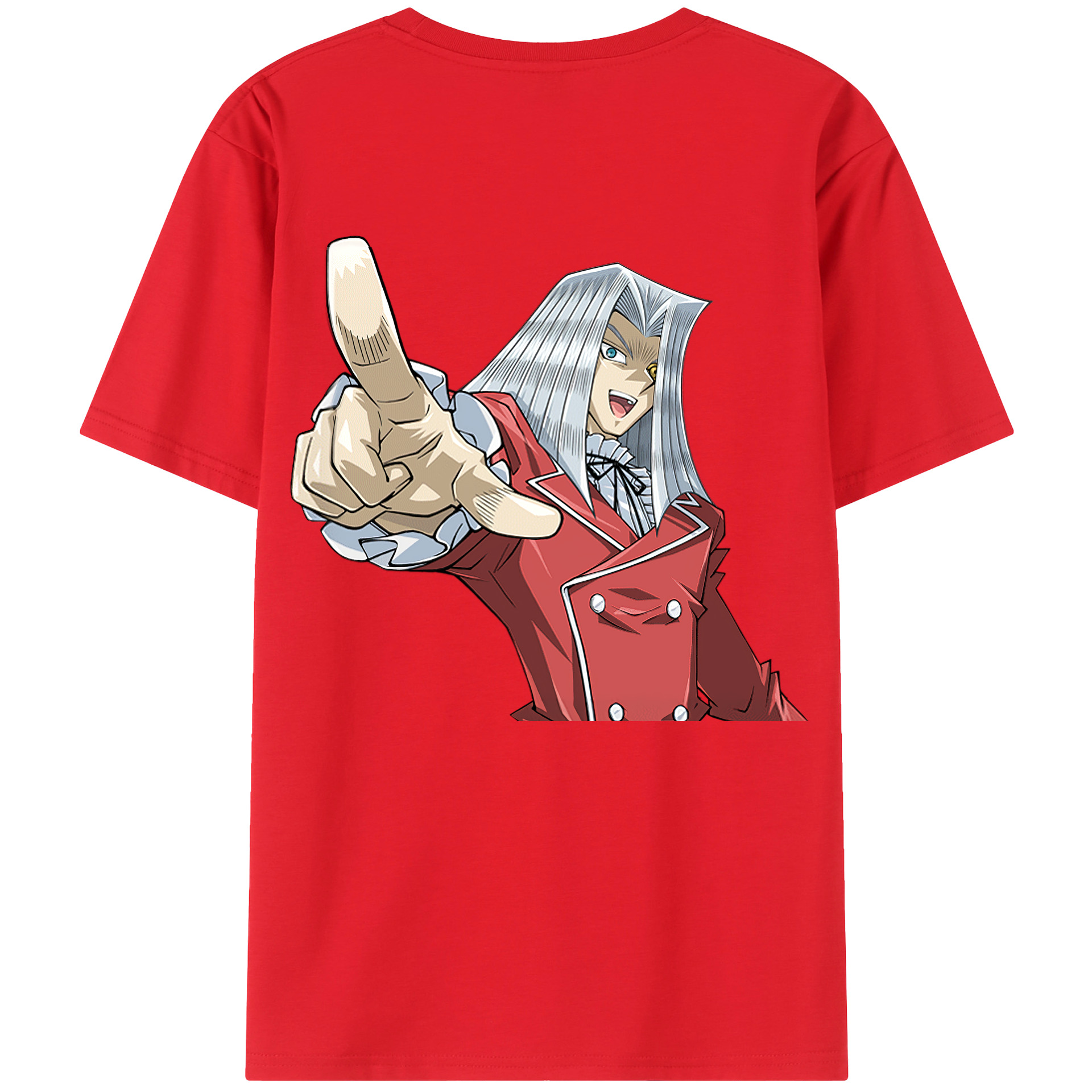 （画像用） 遊☆戯☆王 Yu-Gi-Oh! 綿100％ メンズ半袖Tシャツ（バックプリント） 通気性