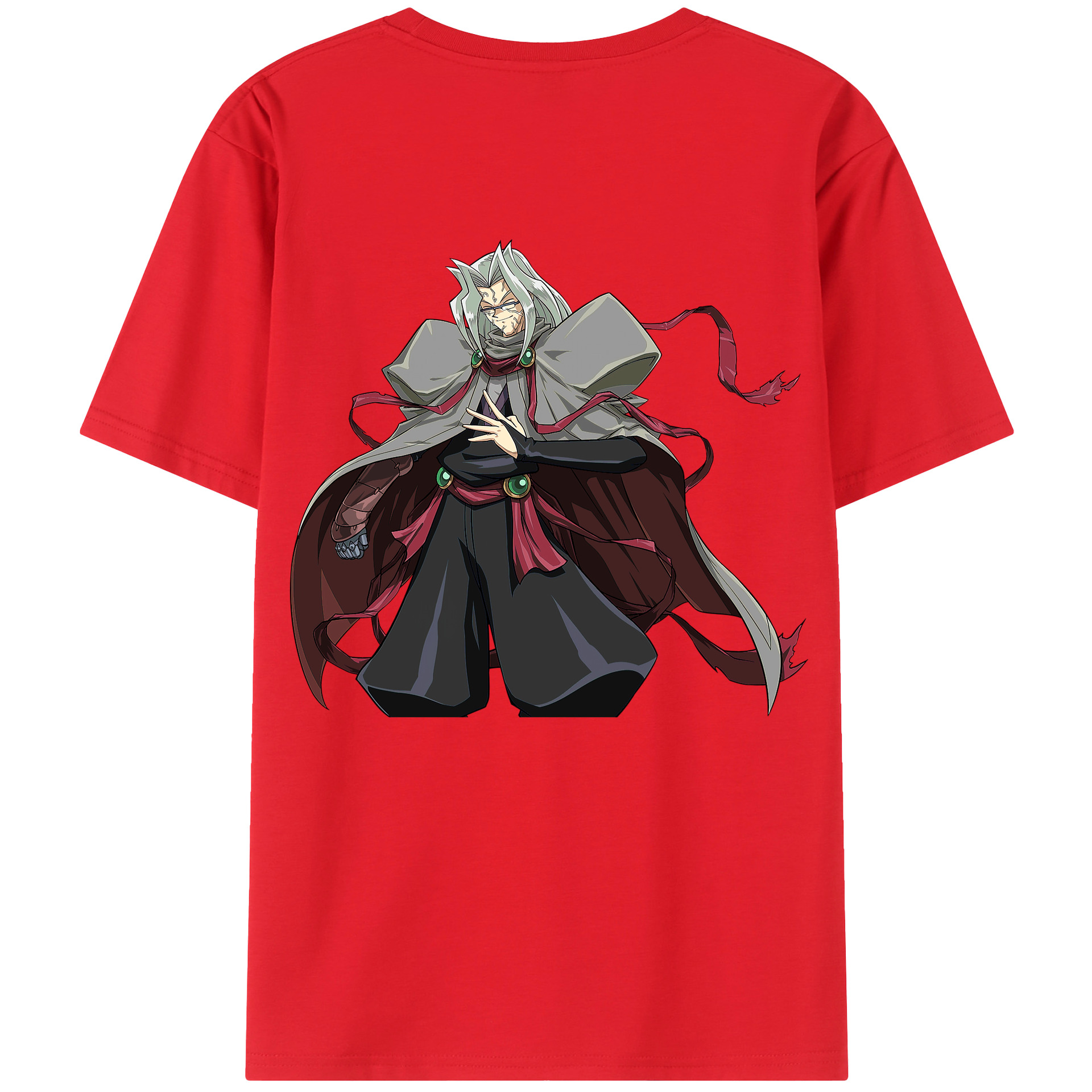 （画像用） 遊☆戯☆王 Yu-Gi-Oh! 綿100％ メンズ半袖Tシャツ（バックプリント） 通気性