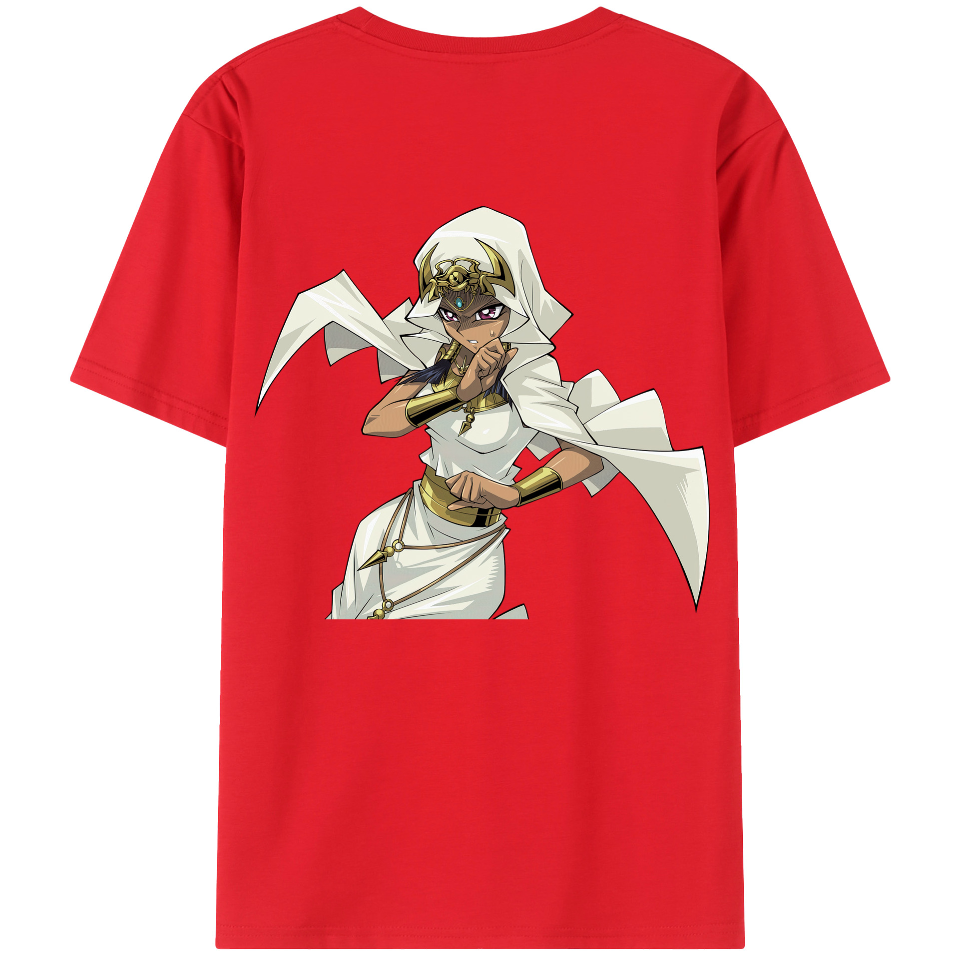 （画像用） 遊☆戯☆王 Yu-Gi-Oh! 綿100％ メンズ半袖Tシャツ（バックプリント） 通気性