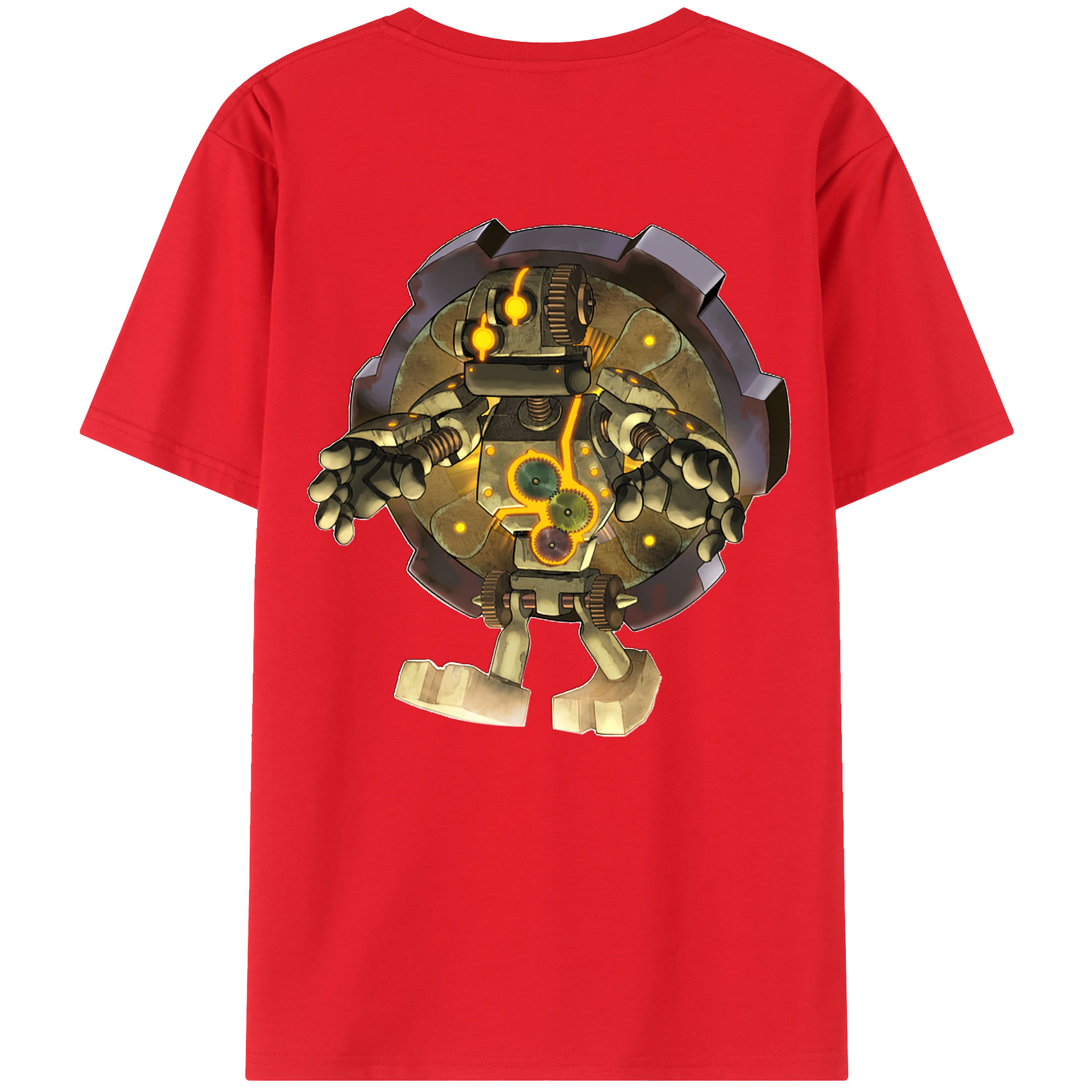 （画像用） 遊☆戯☆王 Yu-Gi-Oh! 綿100％ メンズ半袖Tシャツ（バックプリント） 通気性