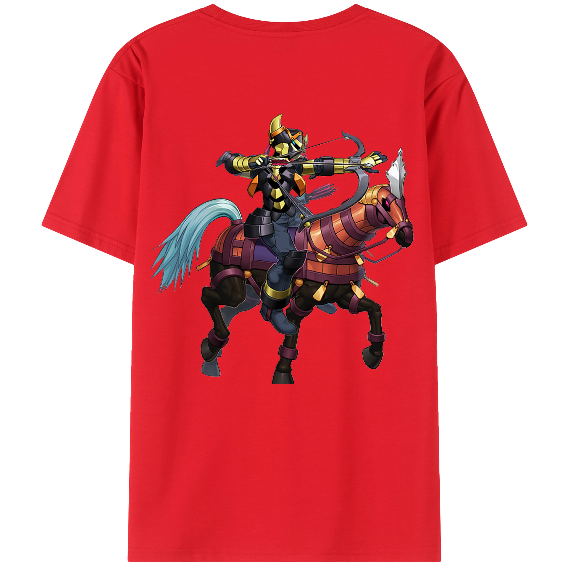（画像用） 遊☆戯☆王 Yu-Gi-Oh! 綿100％ メンズ半袖Tシャツ（バックプリント） 通気性