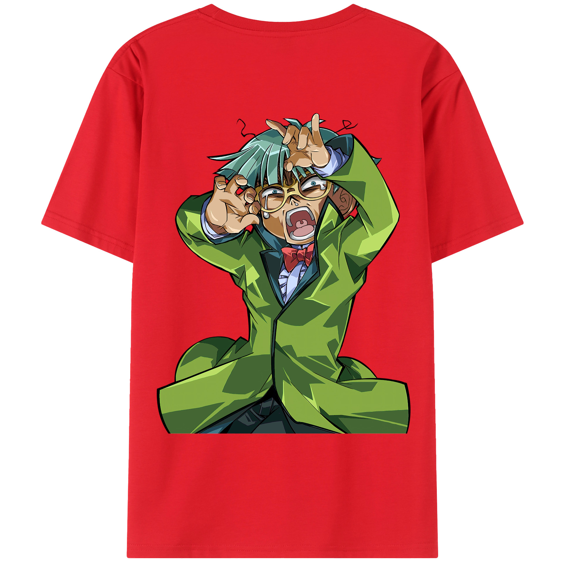 （画像用） 遊☆戯☆王 Yu-Gi-Oh! 綿100％ メンズ半袖Tシャツ（バックプリント） 通気性