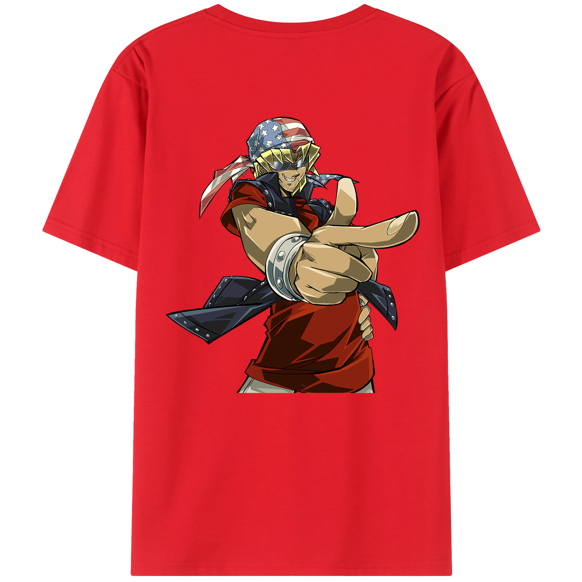 （画像用） 遊☆戯☆王 Yu-Gi-Oh! 綿100％ メンズ半袖Tシャツ（バックプリント） 通気性
