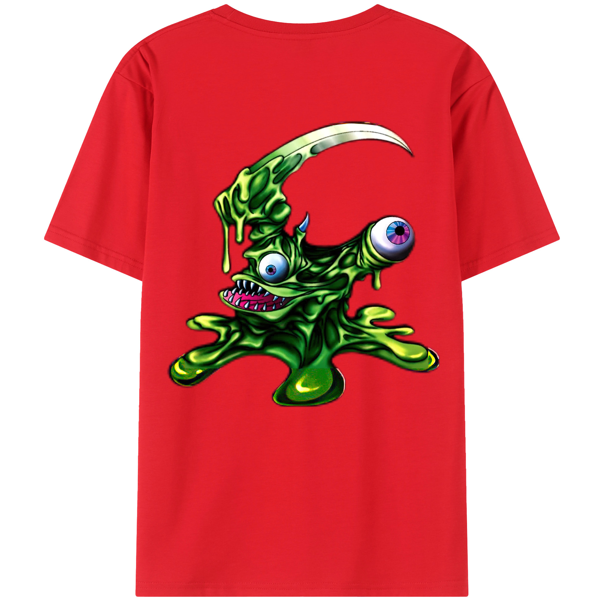 （画像用） 遊☆戯☆王 Yu-Gi-Oh! 綿100％ メンズ半袖Tシャツ（バックプリント） 通気性