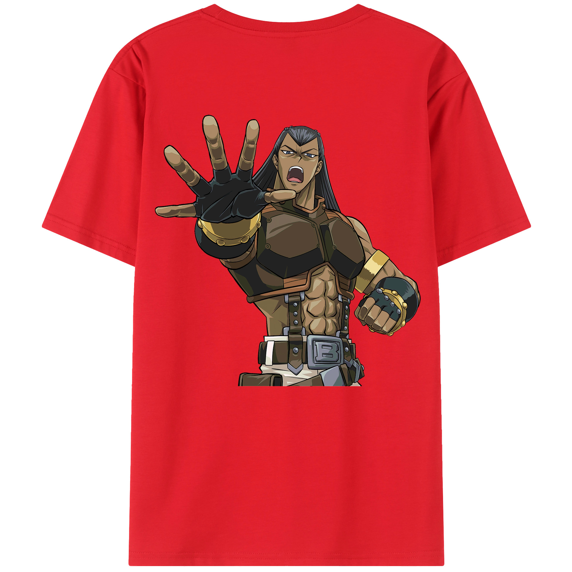 （画像用） 遊☆戯☆王 Yu-Gi-Oh! 綿100％ メンズ半袖Tシャツ（バックプリント） 通気性