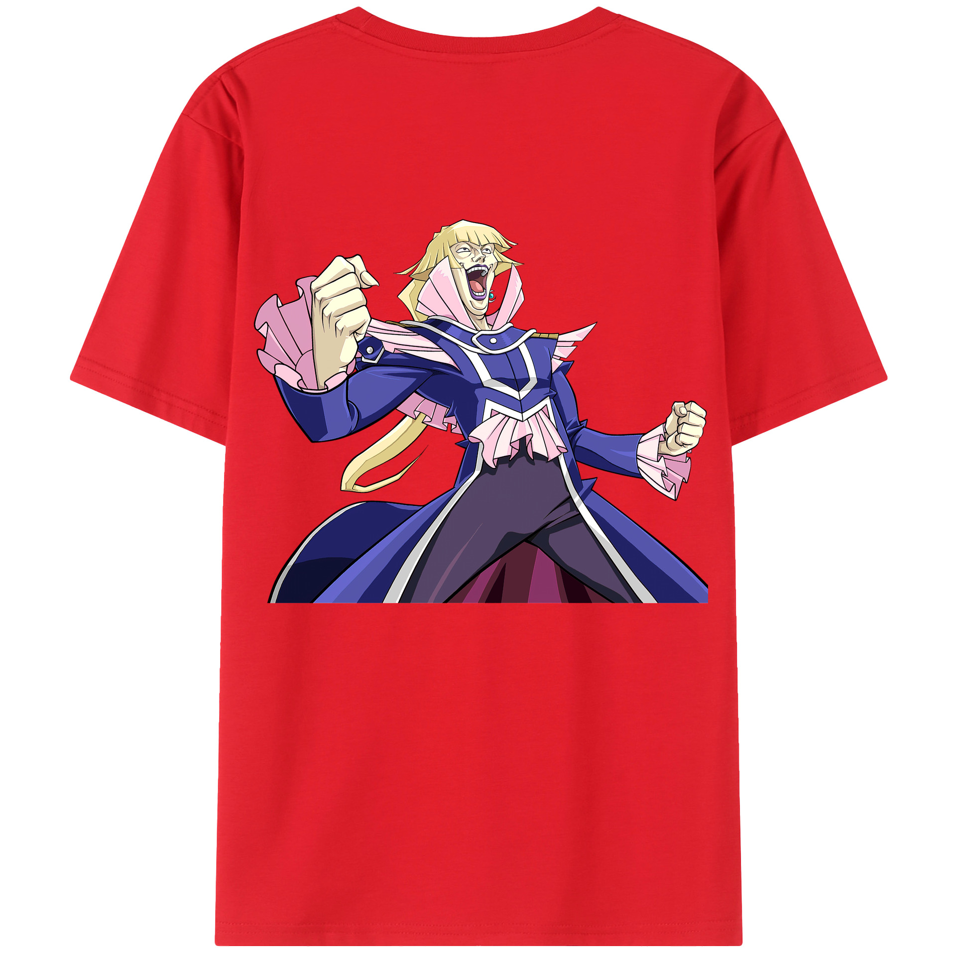 （画像用） 遊☆戯☆王 Yu-Gi-Oh! 綿100％ メンズ半袖Tシャツ（バックプリント） 通気性