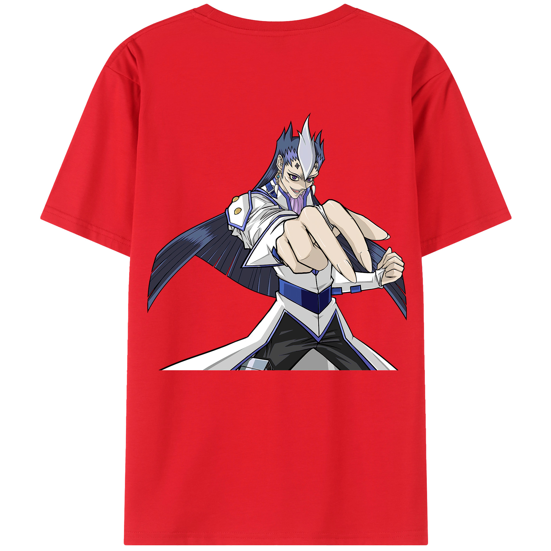 （画像用） 遊☆戯☆王 Yu-Gi-Oh! 綿100％ メンズ半袖Tシャツ（バックプリント） 通気性