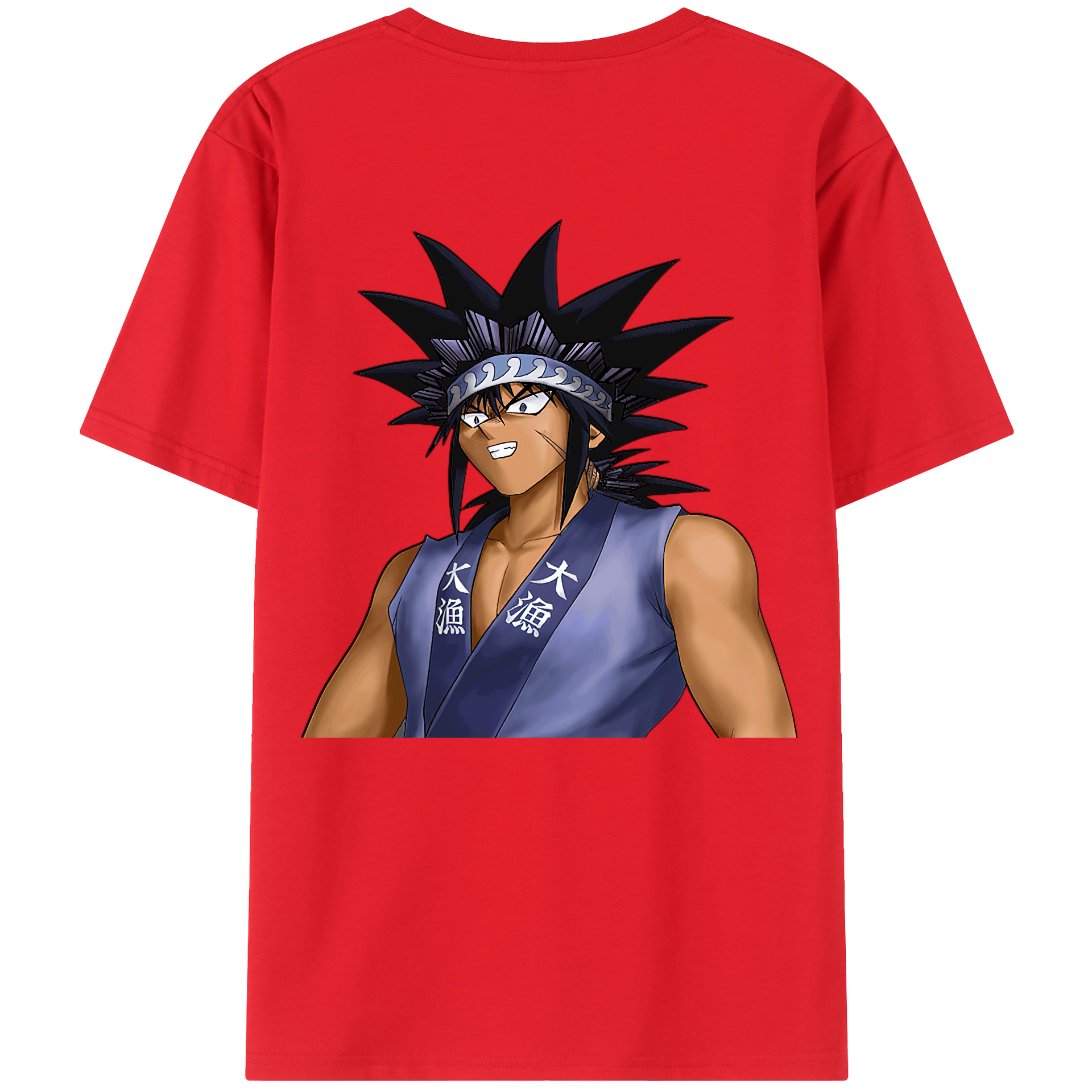 （画像用） 遊☆戯☆王 Yu-Gi-Oh! 綿100％ メンズ半袖Tシャツ（バックプリント） 通気性