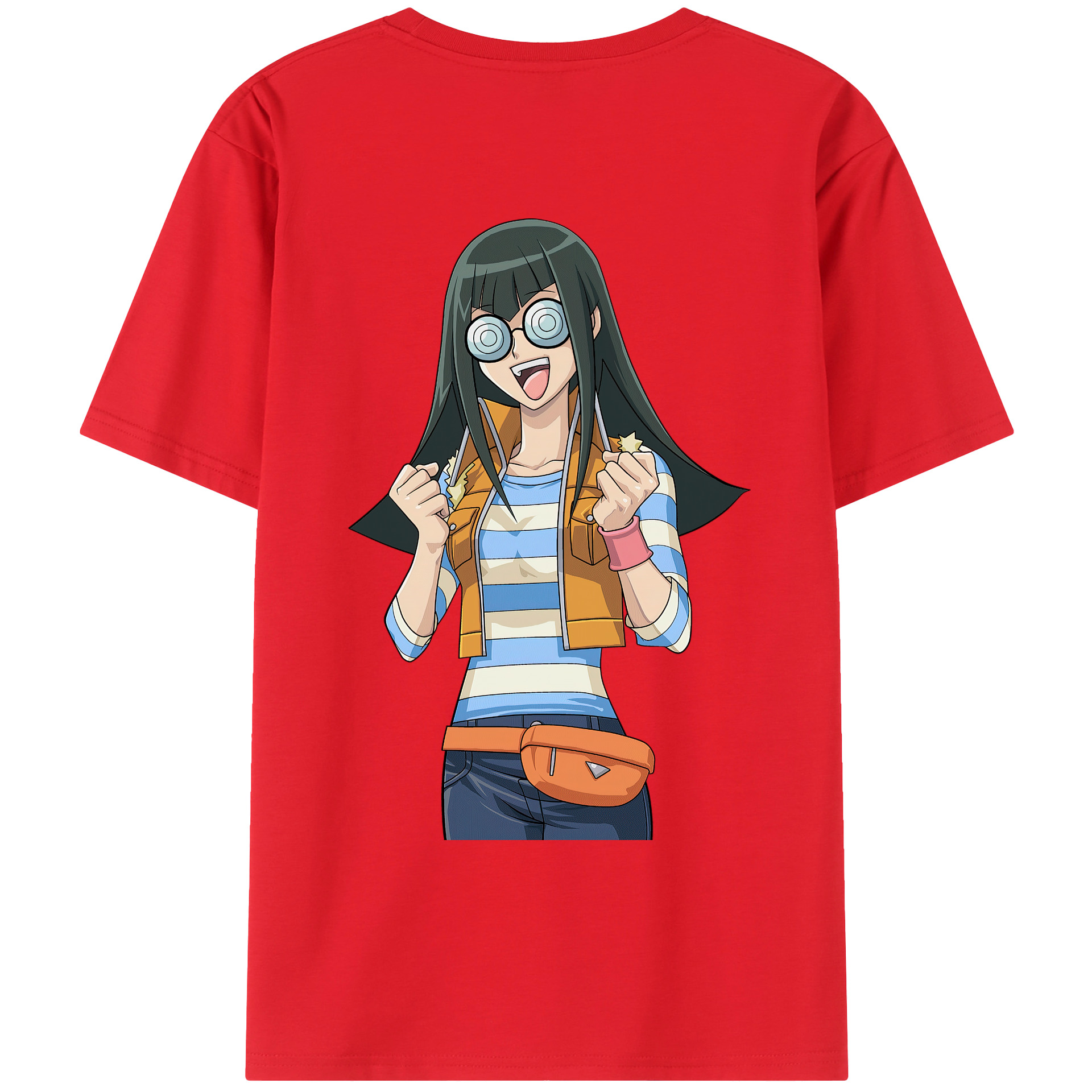 （画像用） 遊☆戯☆王 Yu-Gi-Oh! 綿100％ メンズ半袖Tシャツ（バックプリント） 通気性
