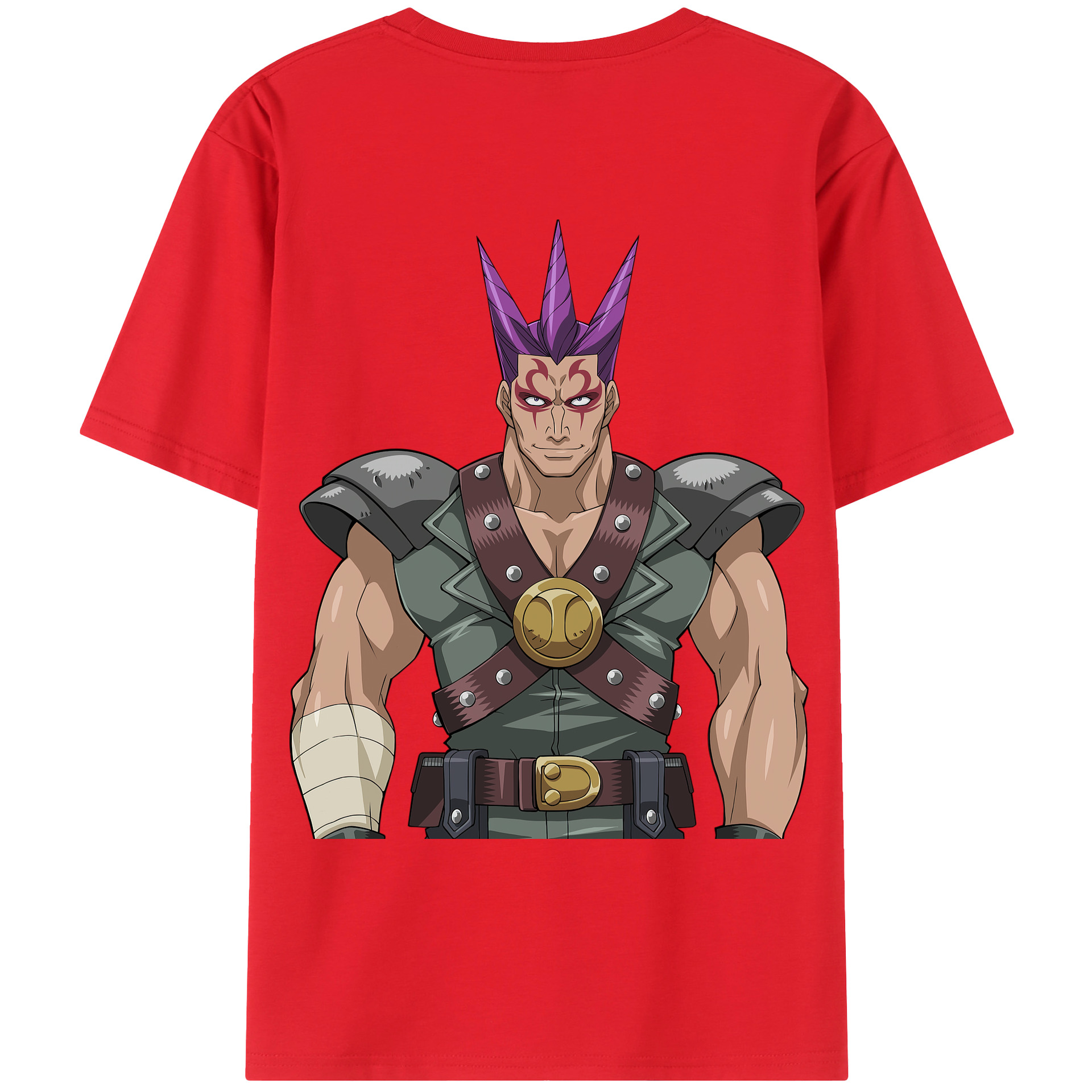 （画像用） 遊☆戯☆王 Yu-Gi-Oh! 綿100％ メンズ半袖Tシャツ（バックプリント） 通気性
